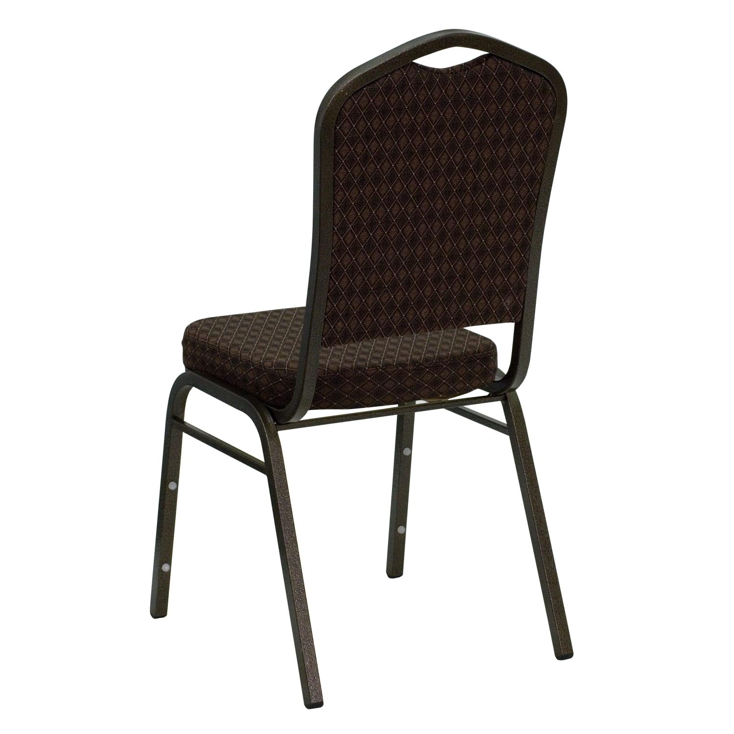 Flash Furniture HERCULES Series Crown Back Stacking Banquet Chair, Brown Patterned/Goldvein - Image 8