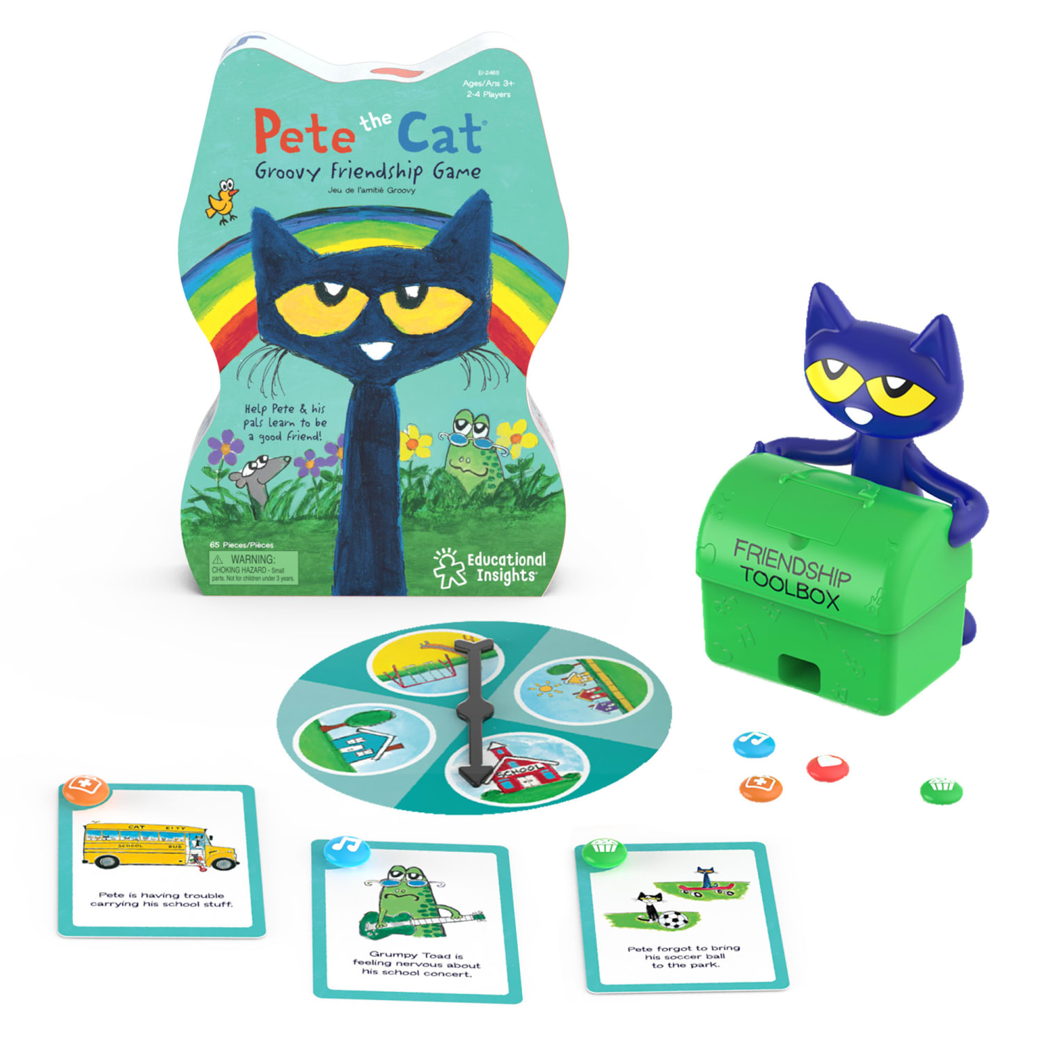 Educational Insights Pete the Cat Groovy Friendship Game