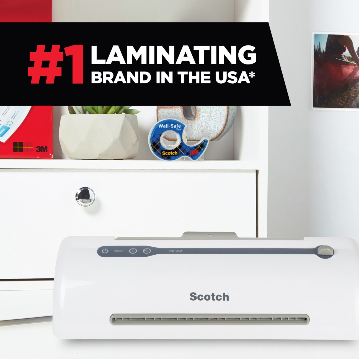 Scotch Rapid Thernal Laminator, 1 Thermal Laminator, 50 Laminating Pouches, 8.9 IN x 11.4 IN - Image 6