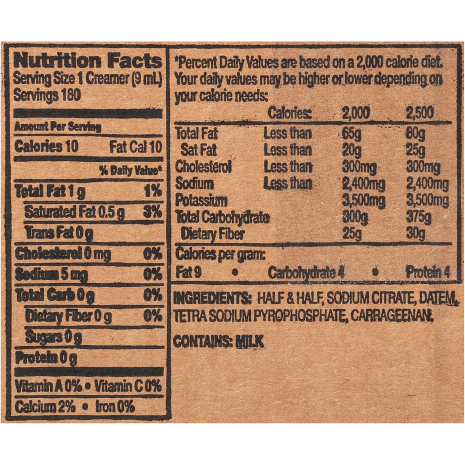 International Delight Half-And-Half Liquid Coffee Creamer Single-Serve Tubs, Original Flavor, 0.304 Oz, Box Of 180 Tubs - Image 6