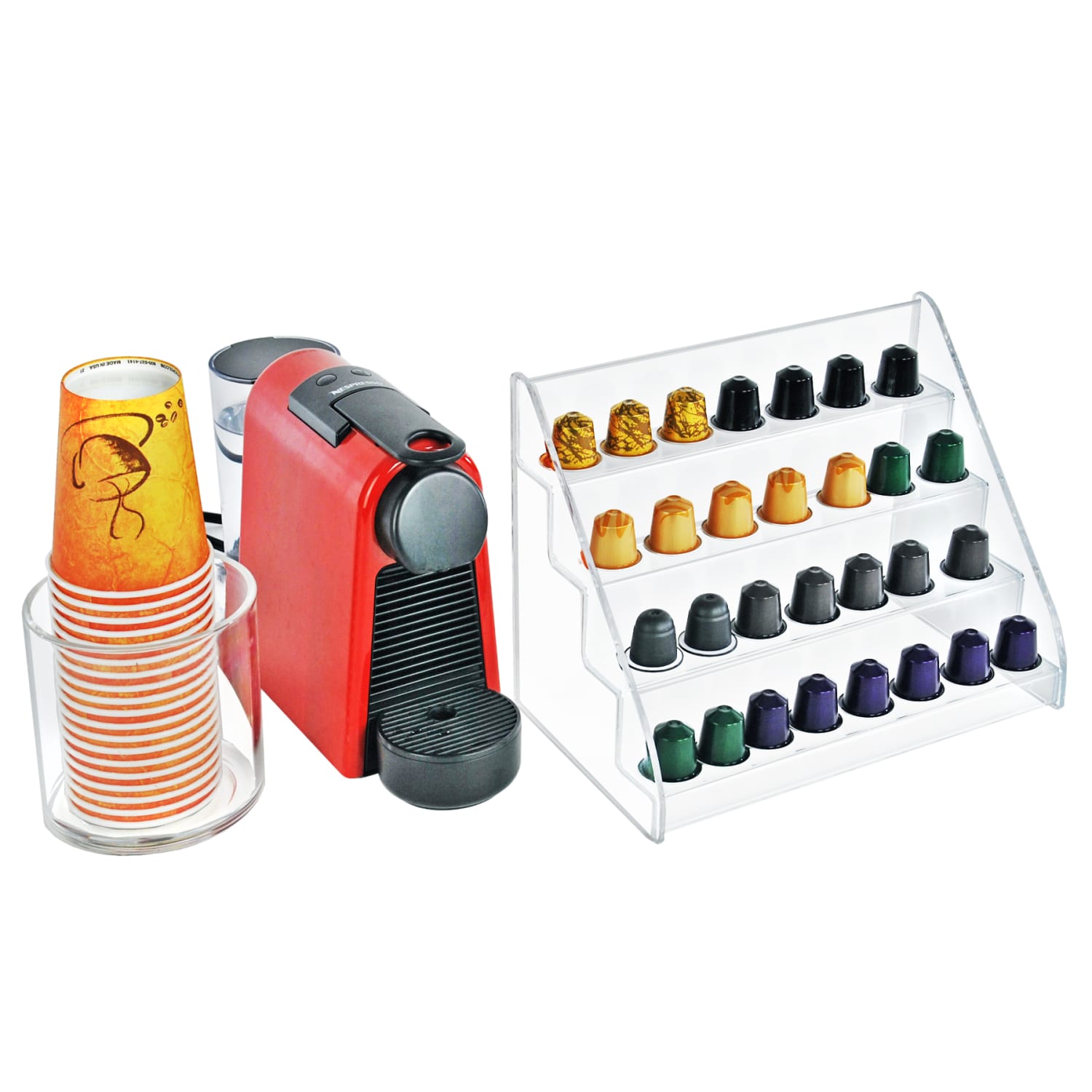 Azar Displays 4-Tier Counter Step Display, 8inH x 12inW x 8inD, Clear - Image 4
