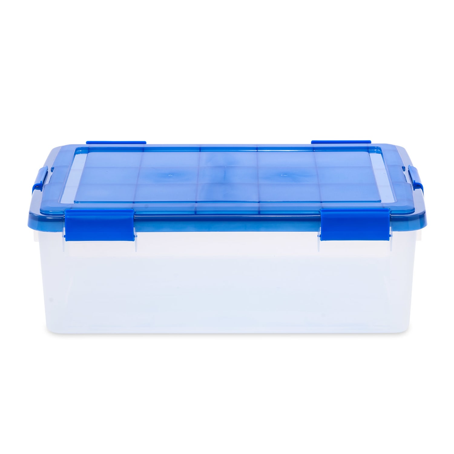 Iris Ultimate Weathertight Storage Boxes, 23-5/8inL x 20-1/16inW x 10-1/4inH, 41.2 Qt, Clear, Set Of 3 Boxes - Image 3