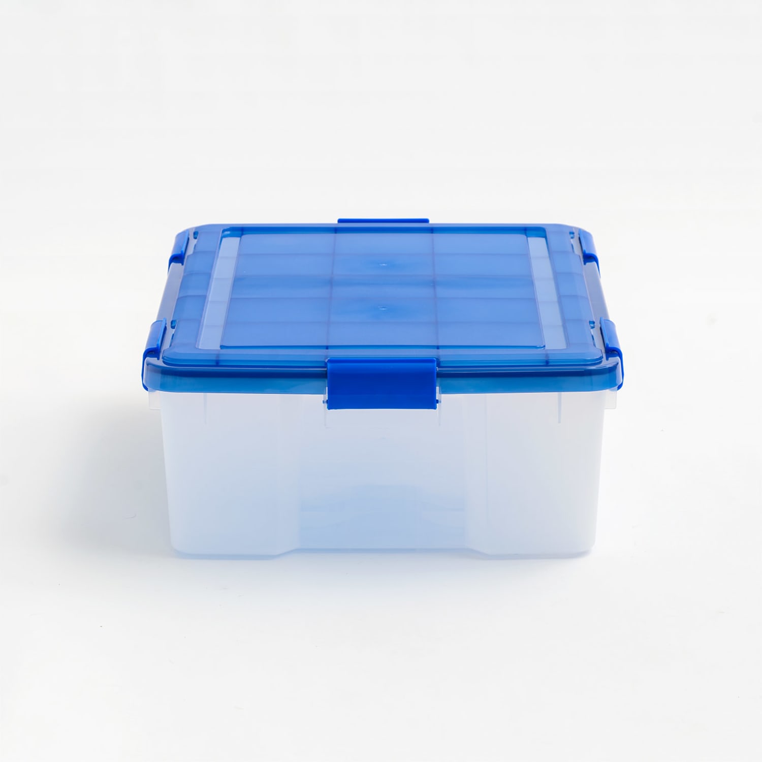Iris Ultimate Weathertight Storage Boxes, 23-5/8inL x 20-1/16inW x 10-1/4inH, 41.2 Qt, Clear, Set Of 3 Boxes - Image 5