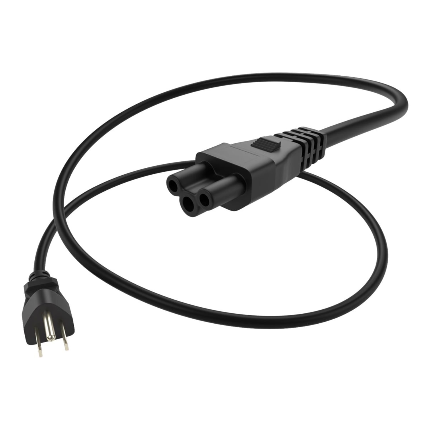 UNC Group - Power cable - NEMA 5-15P to IEC 60320 C5 - AC 250 V - 10 A - 3 ft - black