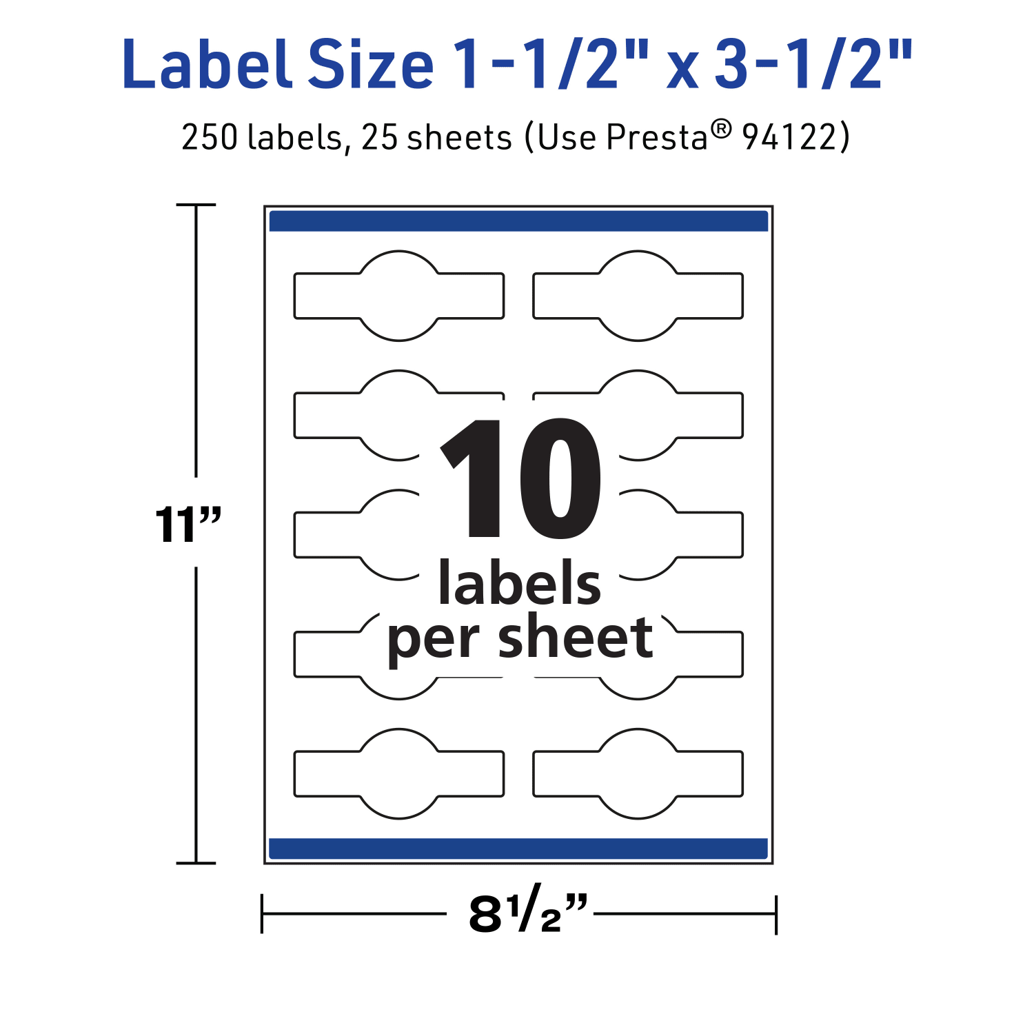 Avery Print-To-The-Edge TrueBlock Labels With Sure Feed, 94122-TWMP25, Cigar, 1-1/2in x 3-1/2in, Matte White, Pack Of 250 - Image 6