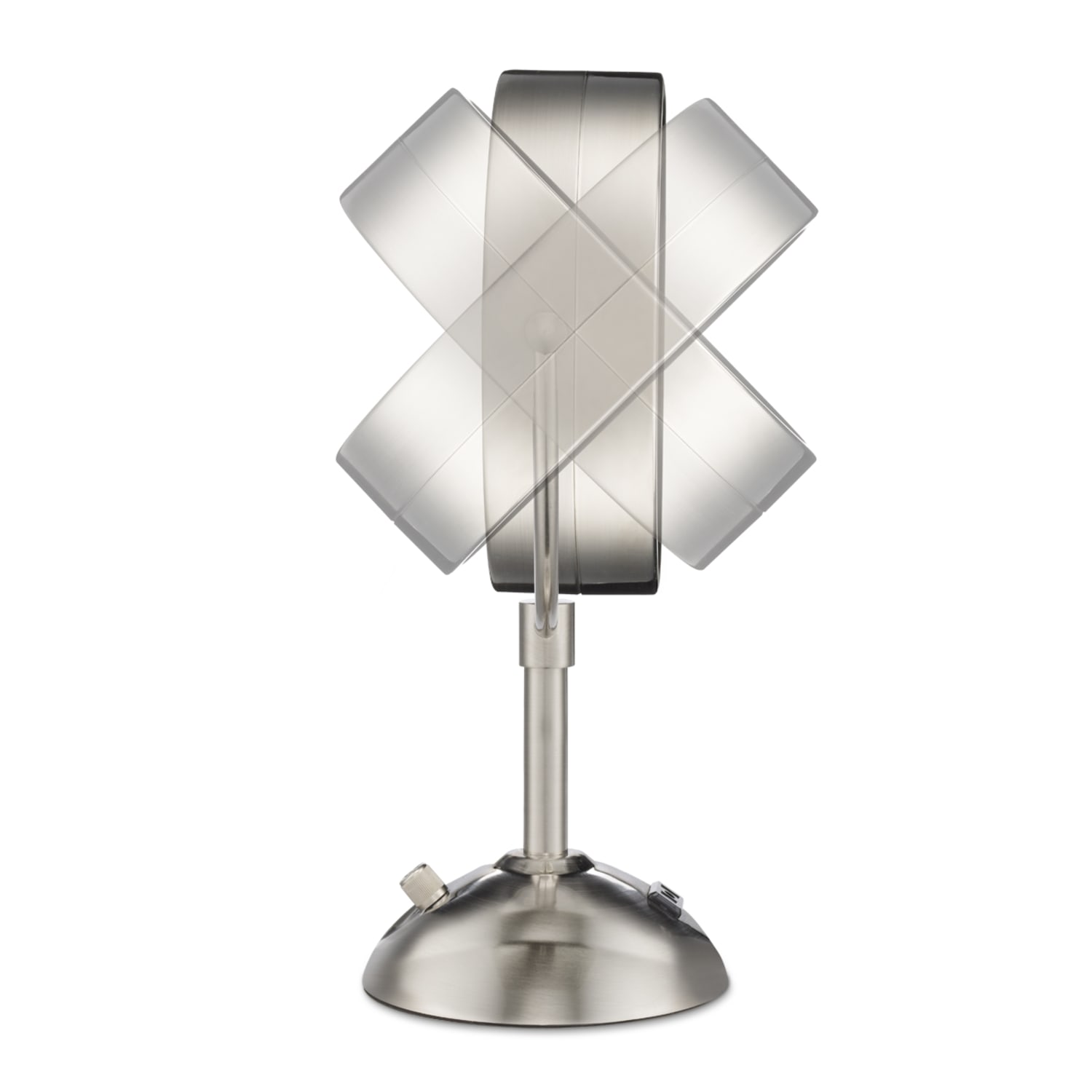 Conair 2-Sided LED-Lighted Vanity Mirrors, 6-1/2in x 11in, Satin Nickel, Total Qty 4 - Image 4