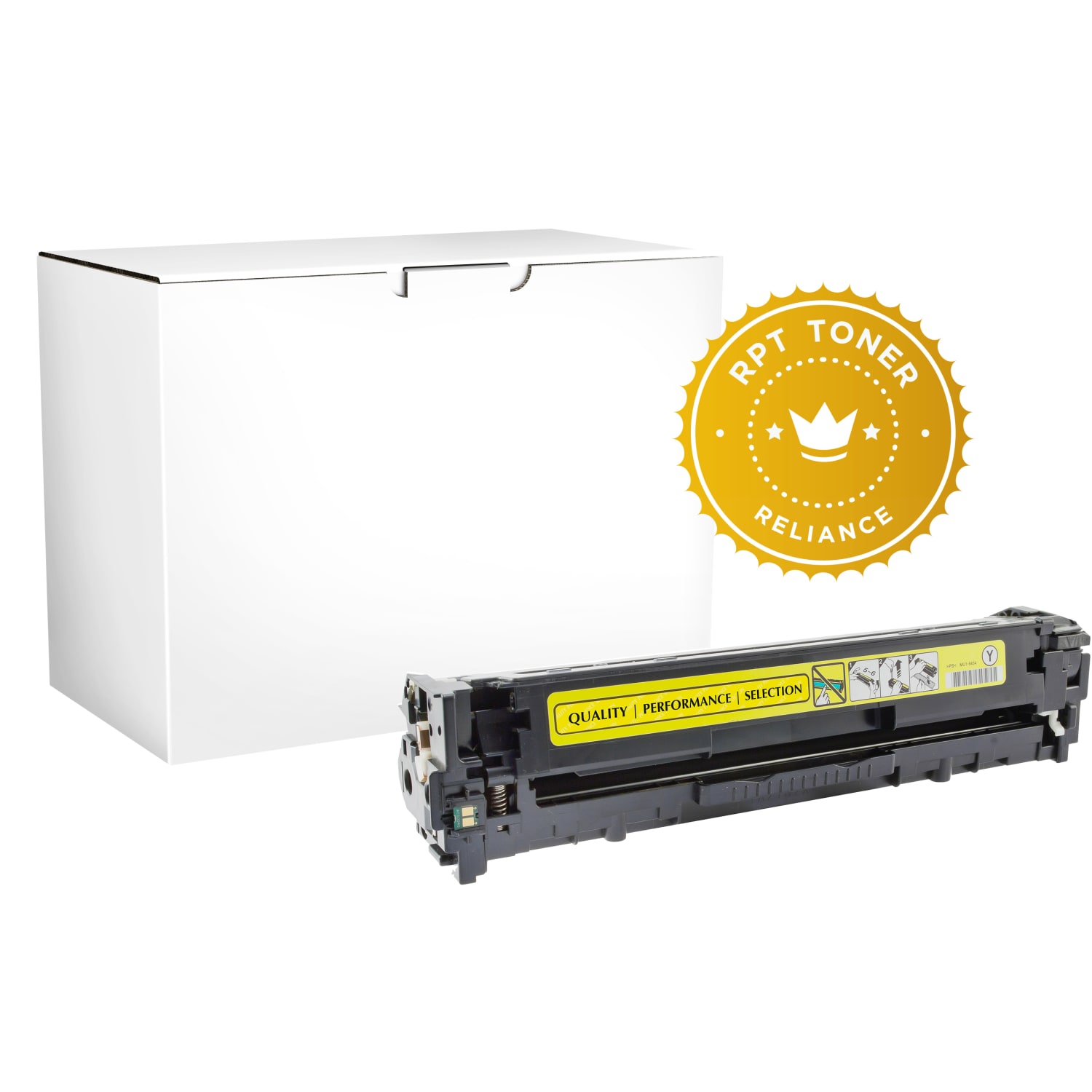 RPT Toner Remanufactured Yellow Toner Cartridge Replacement For HP 128A, CE322A, RPT200190 - Image 3
