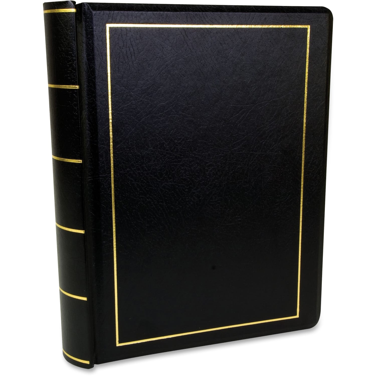 Wilson Jones Minute Book, Letter Size 8 1/2in x 11in, 250 Pages, Black - 125 Sheet(s) - 28 lb - Sewn Bound - Letter - 8 1/2in x 11in Sheet Size - Black Cover - 1 Each - Image 4
