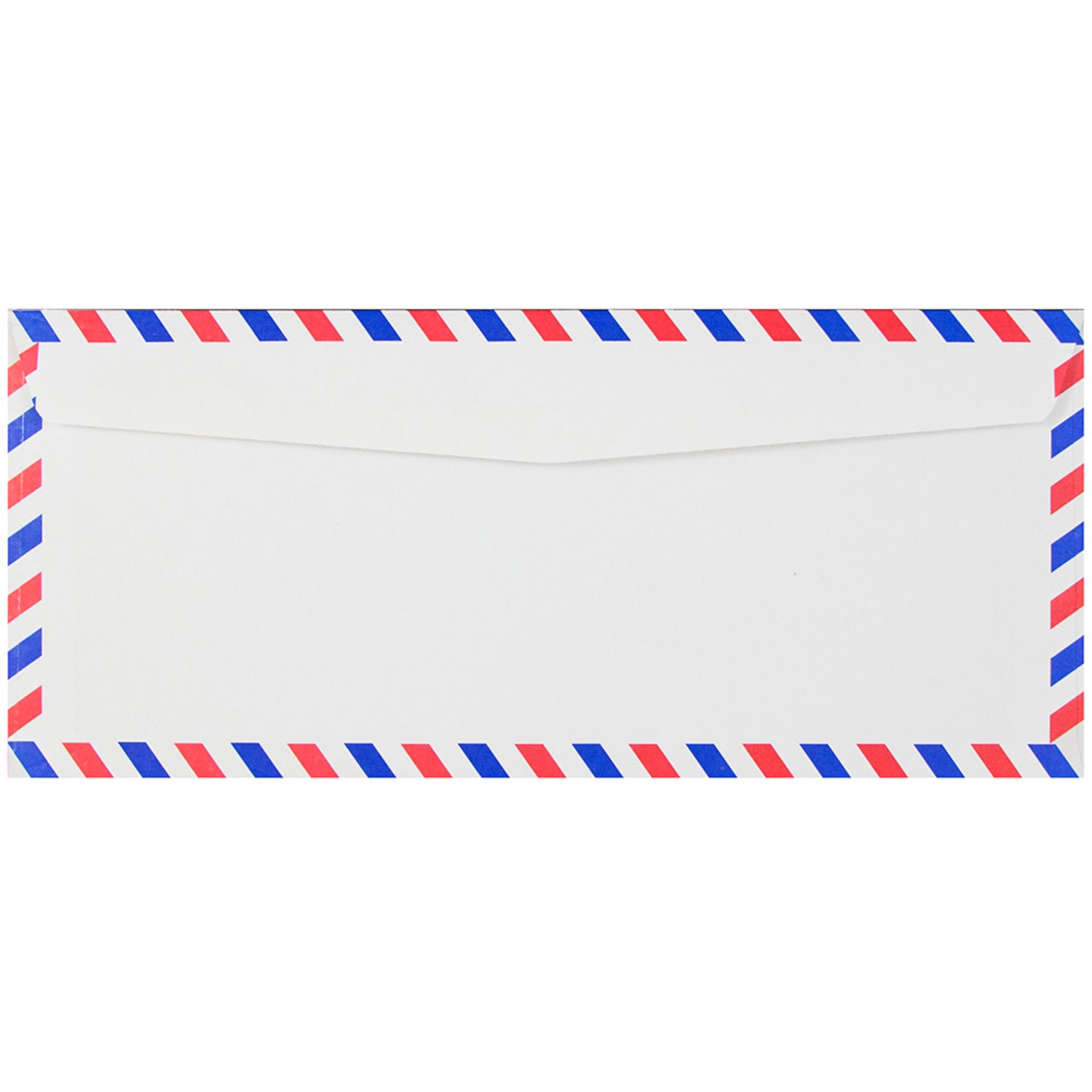 JAM Paper Booklet Envelopes, #10, Gummed Seal, Airmail, Pack Of 25 - Image 3