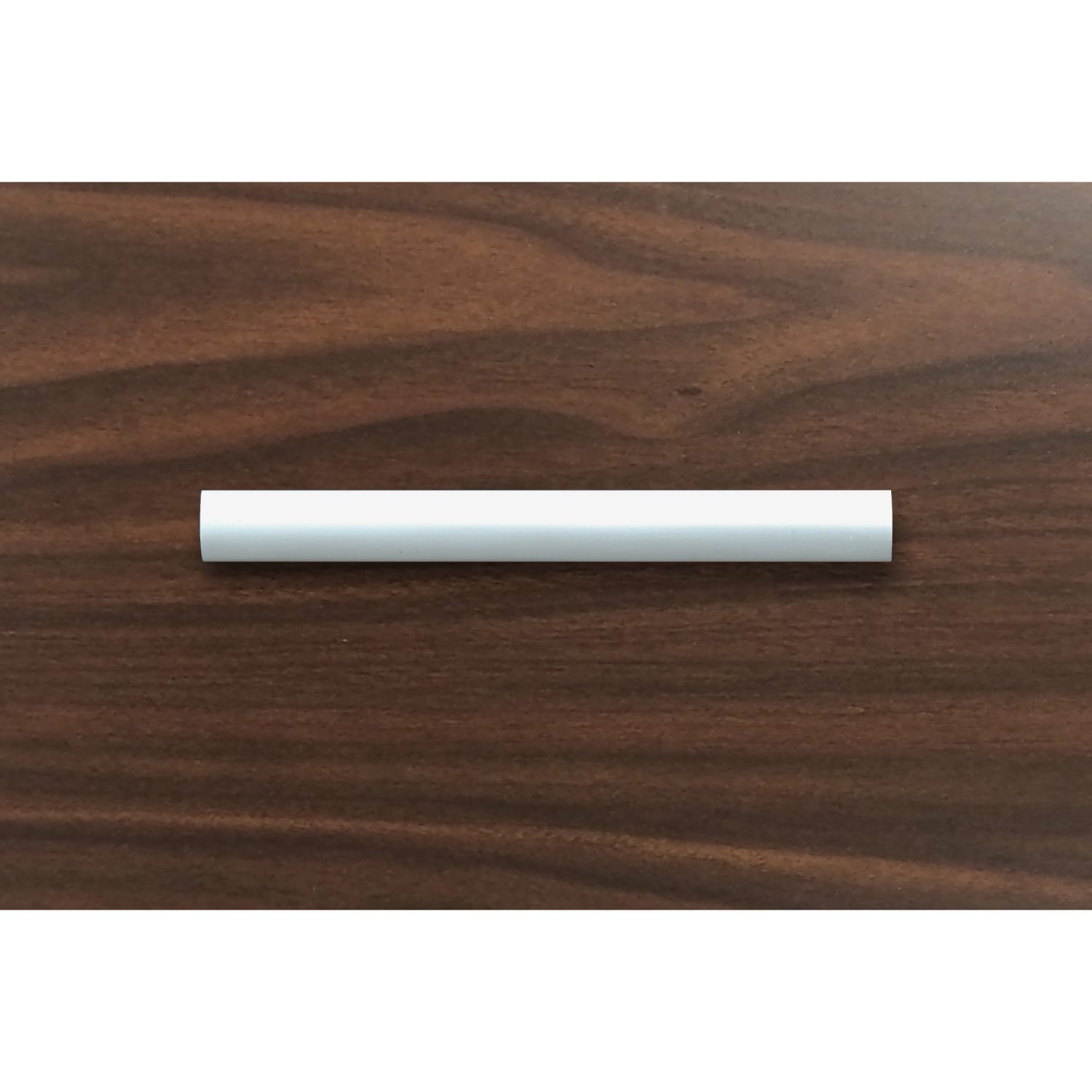 Lorell Modern Laminate Drawer Pulls, 1-1/8inH x 5-7/8inW x 5/8inD, Silver, Pack Of 2 Pulls - Image 3