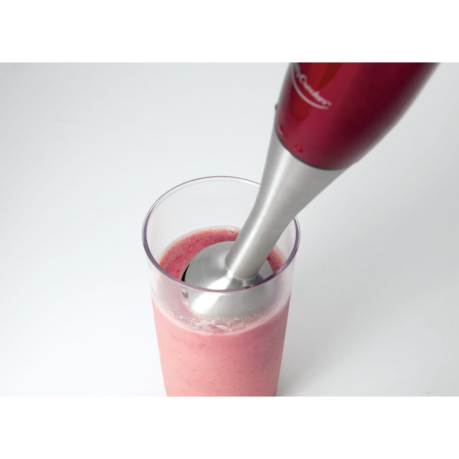 Betty Crocker 2-Speed Hand Blender With Mixing Beaker, 20.28 Oz, Red - Image 5
