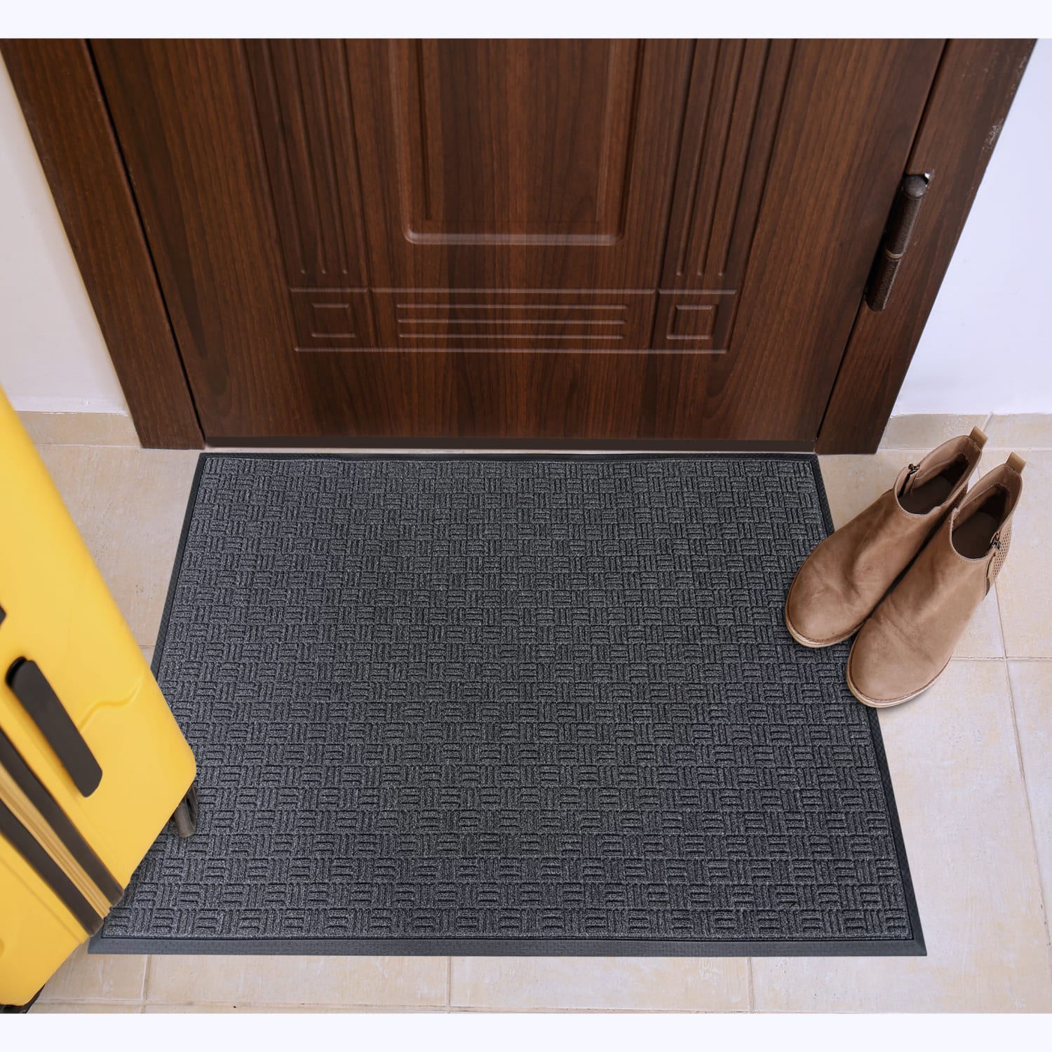 Floortex Doortex Ribmat Entrance Mat, 24in x 36in, Charcoal - Image 4