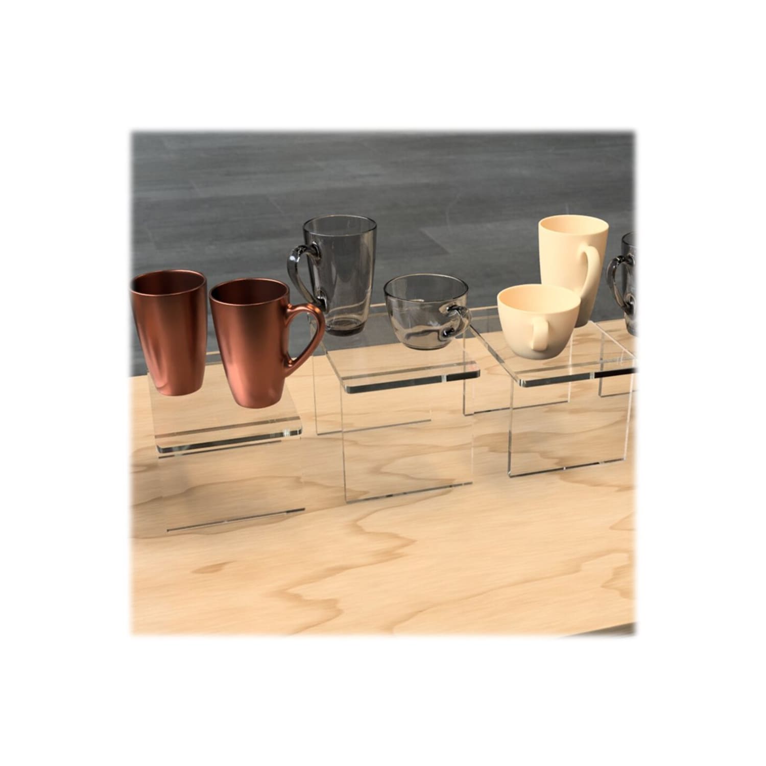 Azar Displays Deluxe Acrylic Monitor Riser Display, 5inH x 11-3/4inW x 7-3/4inD, Clear - Image 5