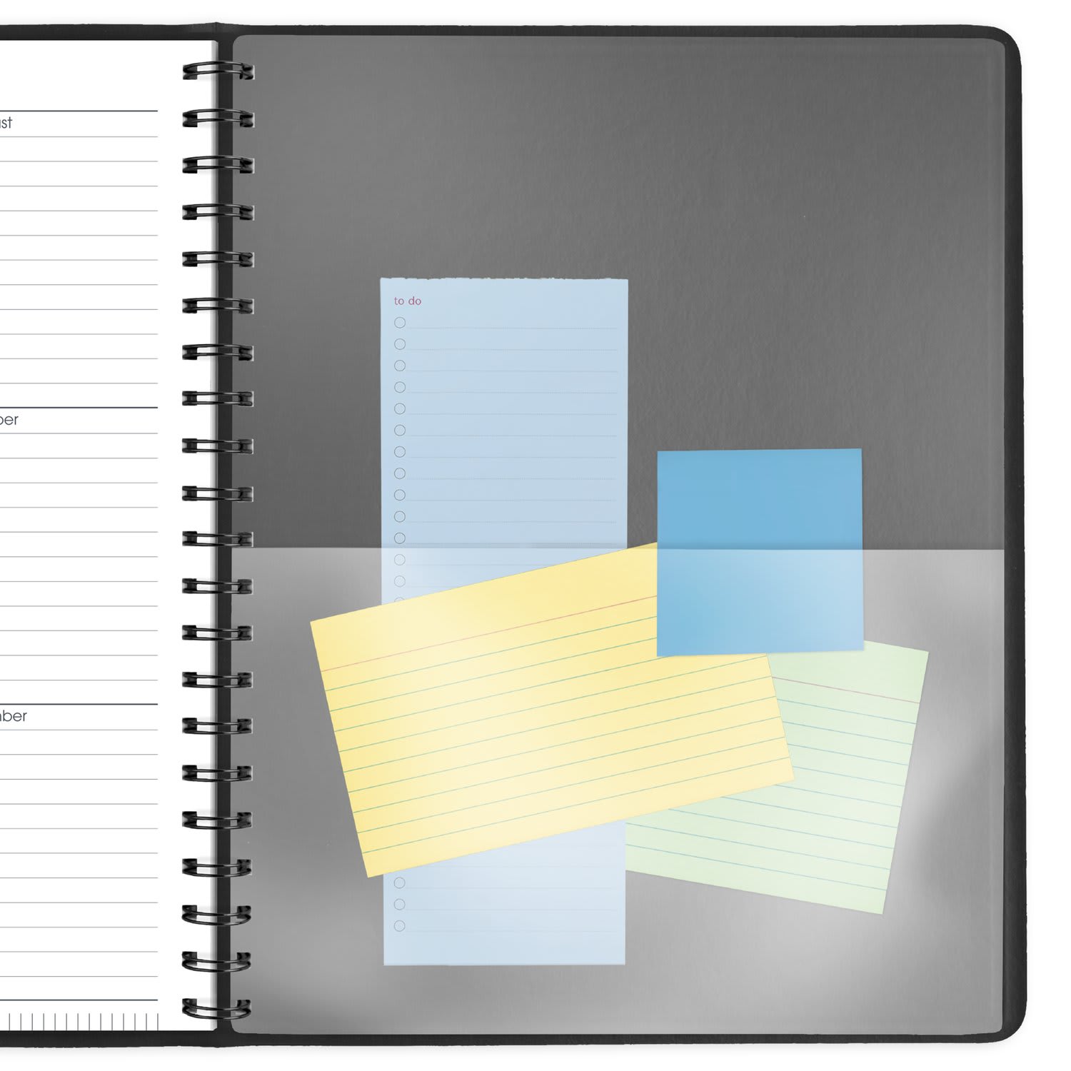 AT-A-GLANCE 2026 Eight Person Daily Appointment Book, Two-Volume Set, Black, Large, 8 1/2in x 11in - Image 6
