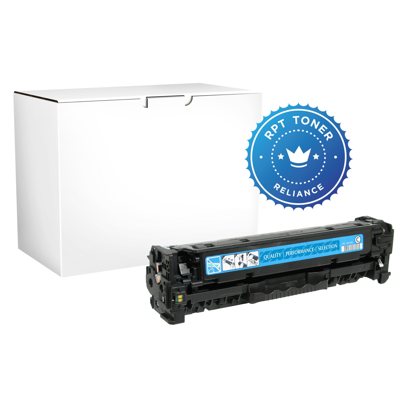 RPT Toner Remanufactured Cyan Toner Cartridge Replacement For HP 305A, CE411A, RPT200560 - Image 3