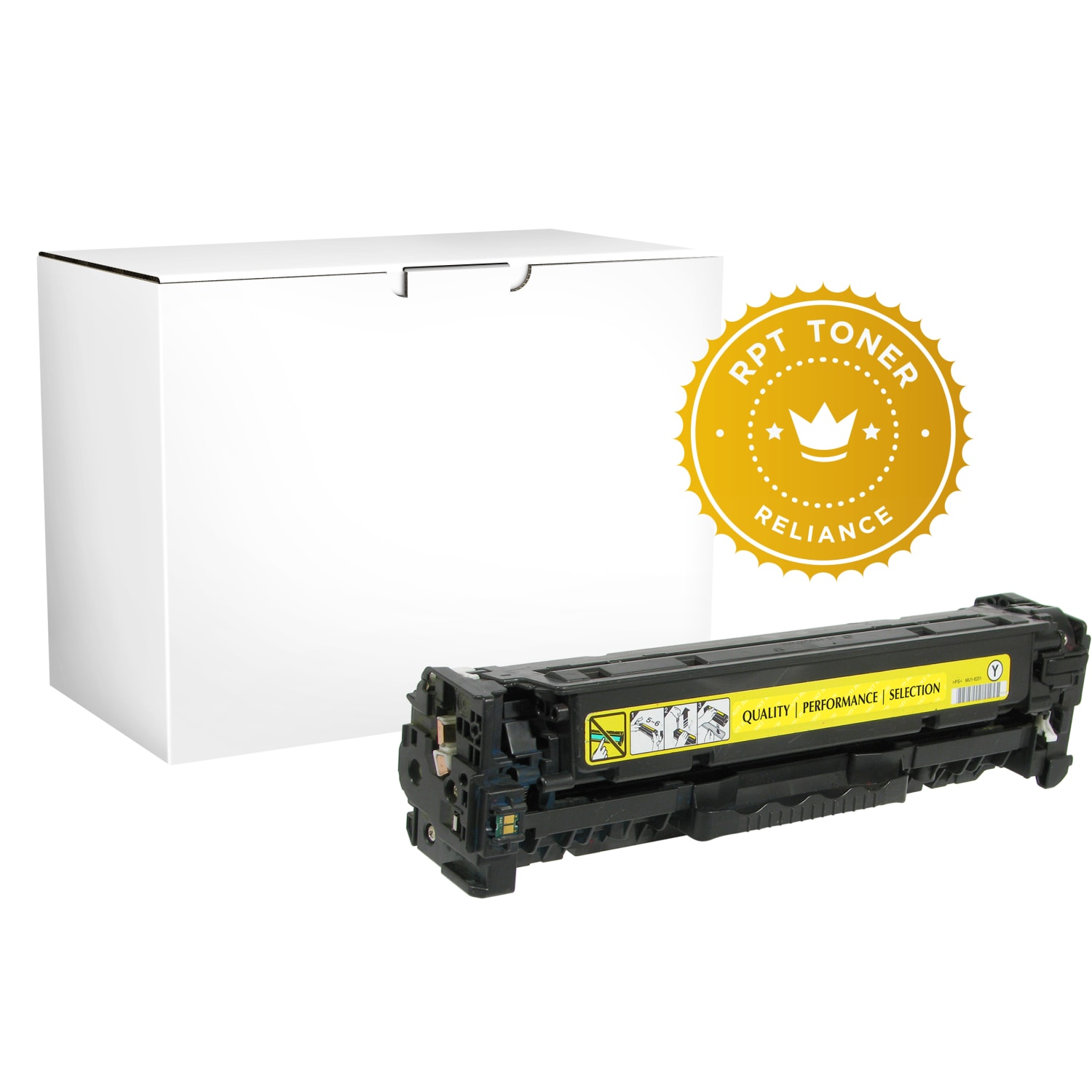 RPT Toner Remanufactured Yellow Toner Cartridge Replacement For HP 305A, CE412A, RPT200562 - Image 3