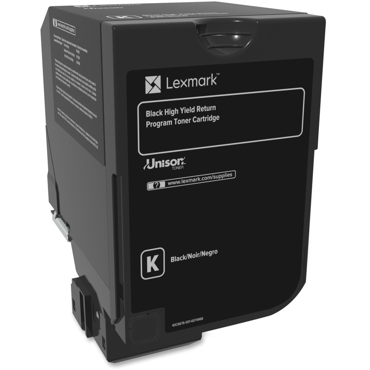 Lexmark 84C1HK0 Black High Yield Return Program Toner Cartridge - Image 3