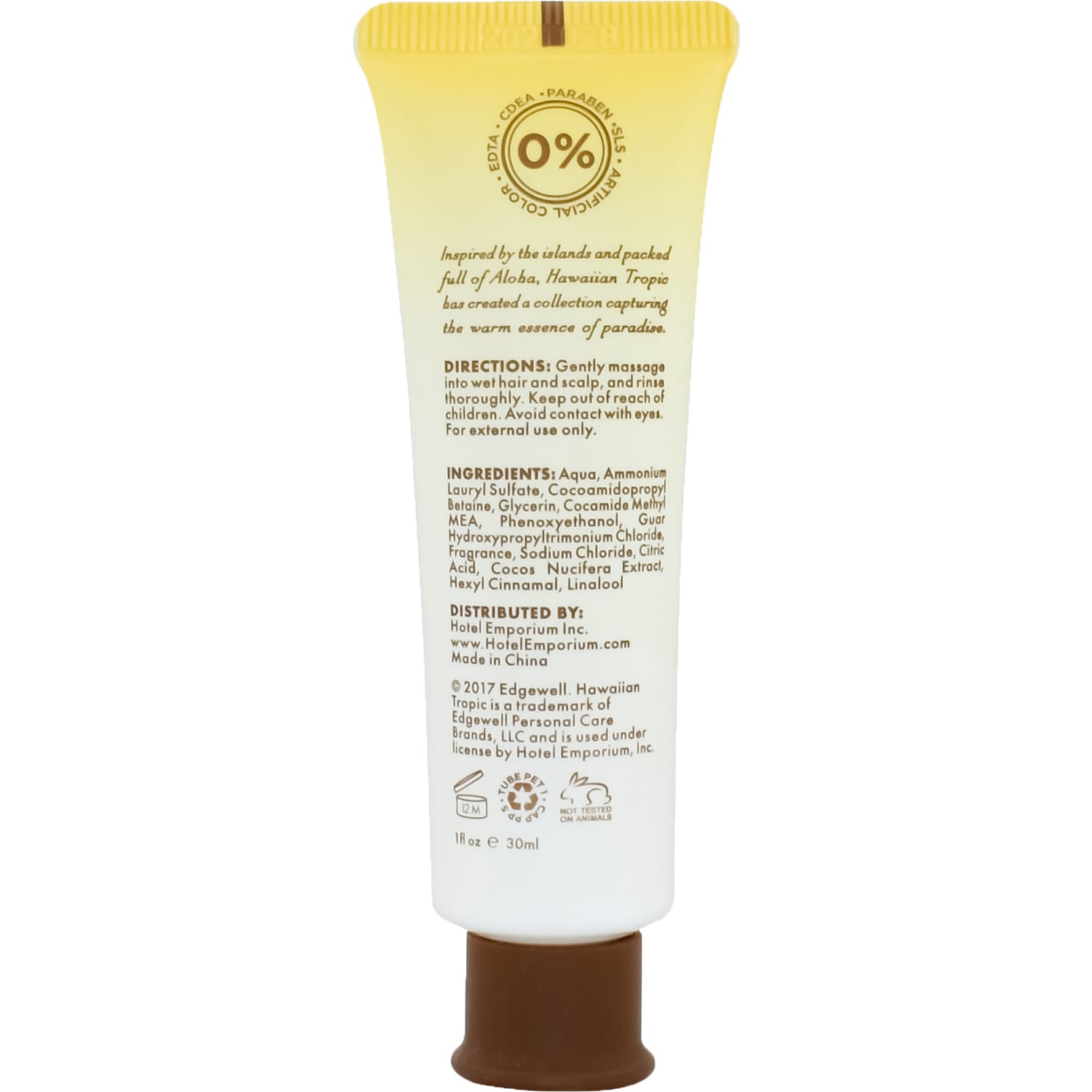 Hotel Emporium Hawaiian Tropic Shampoo, Silky Coconut, 1 Oz, Pack Of 144 Tubes - Image 3