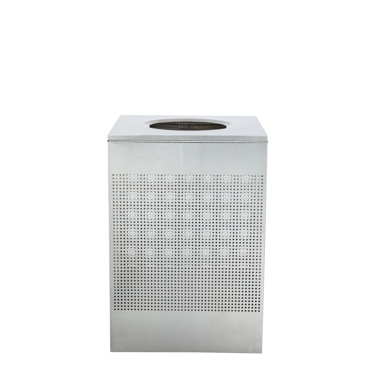 Alpine Industries Steel, Indoor Trash Can, 40 Gallons (151 liters), Silver (438-40-SS) - Image 4