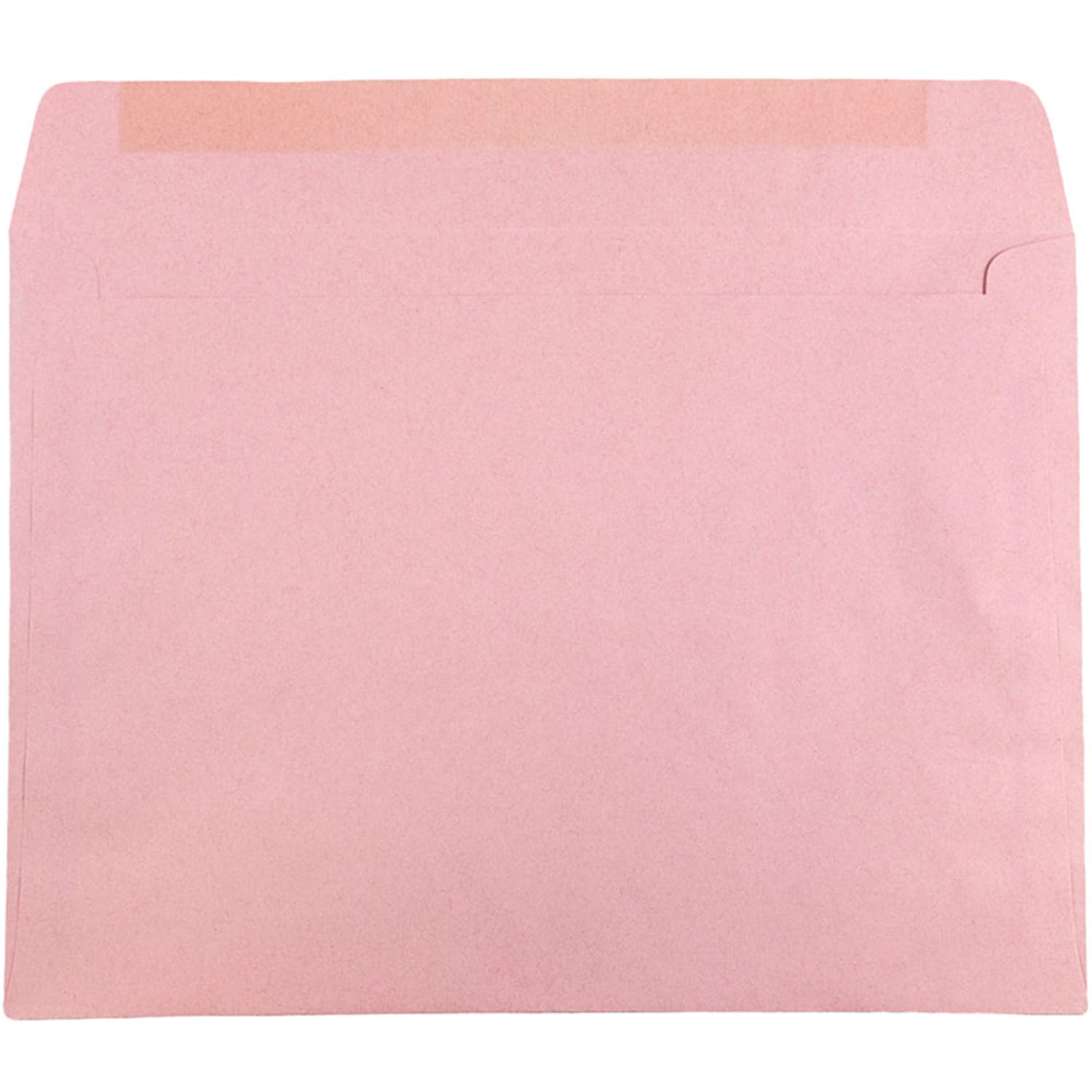 JAM Paper Booklet Envelopes, 9in x 12in, Gummed Seal, Baby Pink, Pack Of 25 - Image 3