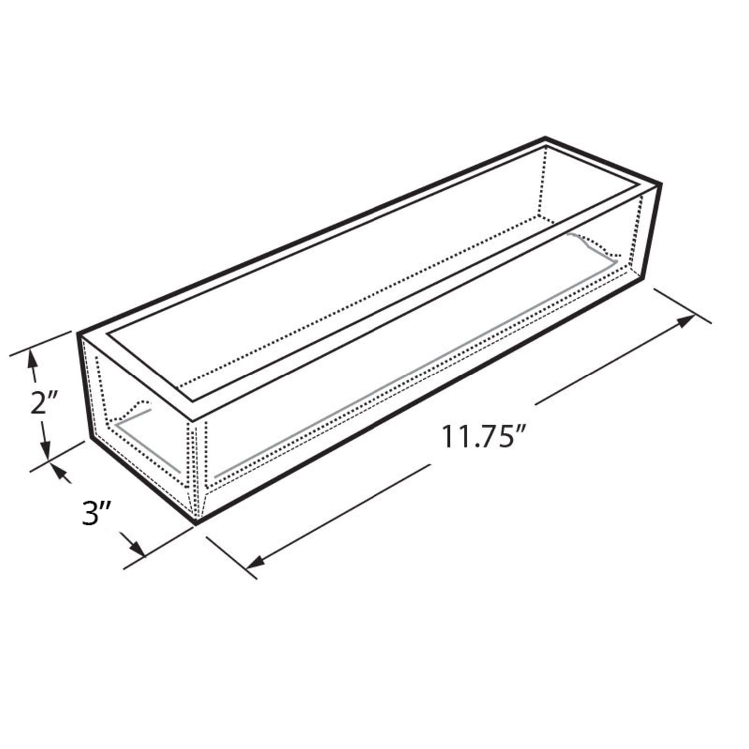 Azar Displays Deluxe Acrylic Display Slim Tray Organizers, 2inH x 11-3/4inW x 3inD, Clear, Pack Of 4 Organizers - Image 3