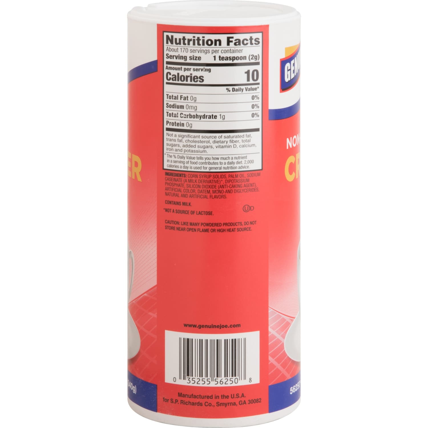 Genuine Joe Nondairy Creamer Canister - 0.75 lb (12 oz) Canister - 24/Carton - Image 4