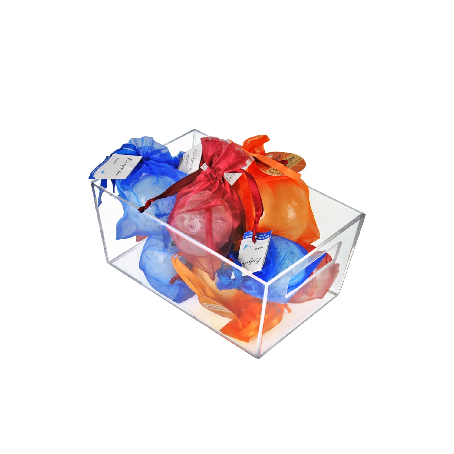 Azar Displays Tote Bins With Handles, Small, Clear, Pack Of 4 Bins - Image 5