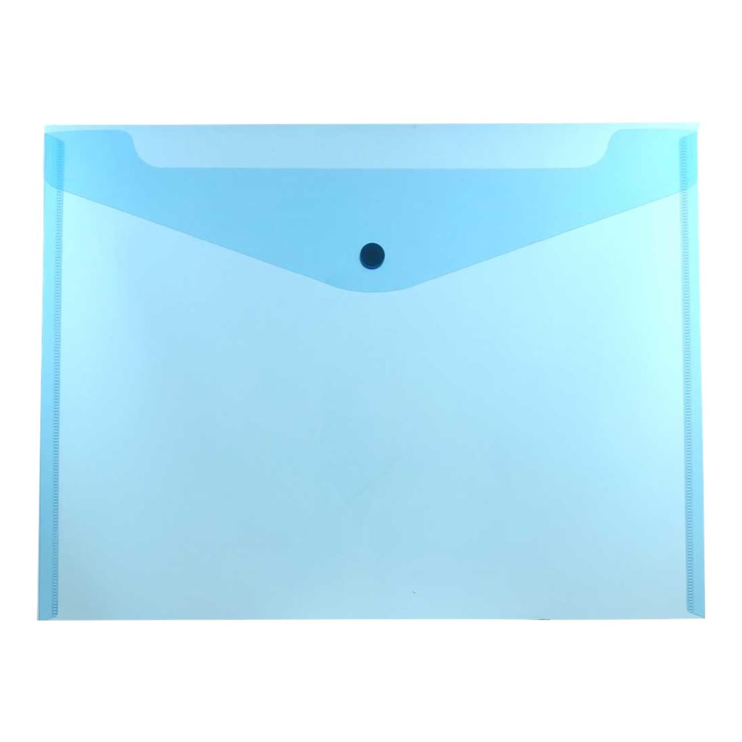 JAM Paper Booklet Plastic Envelopes, Letter-Size, 9 3/4in x 13in, Blue, Pack Of 12 - Image 6