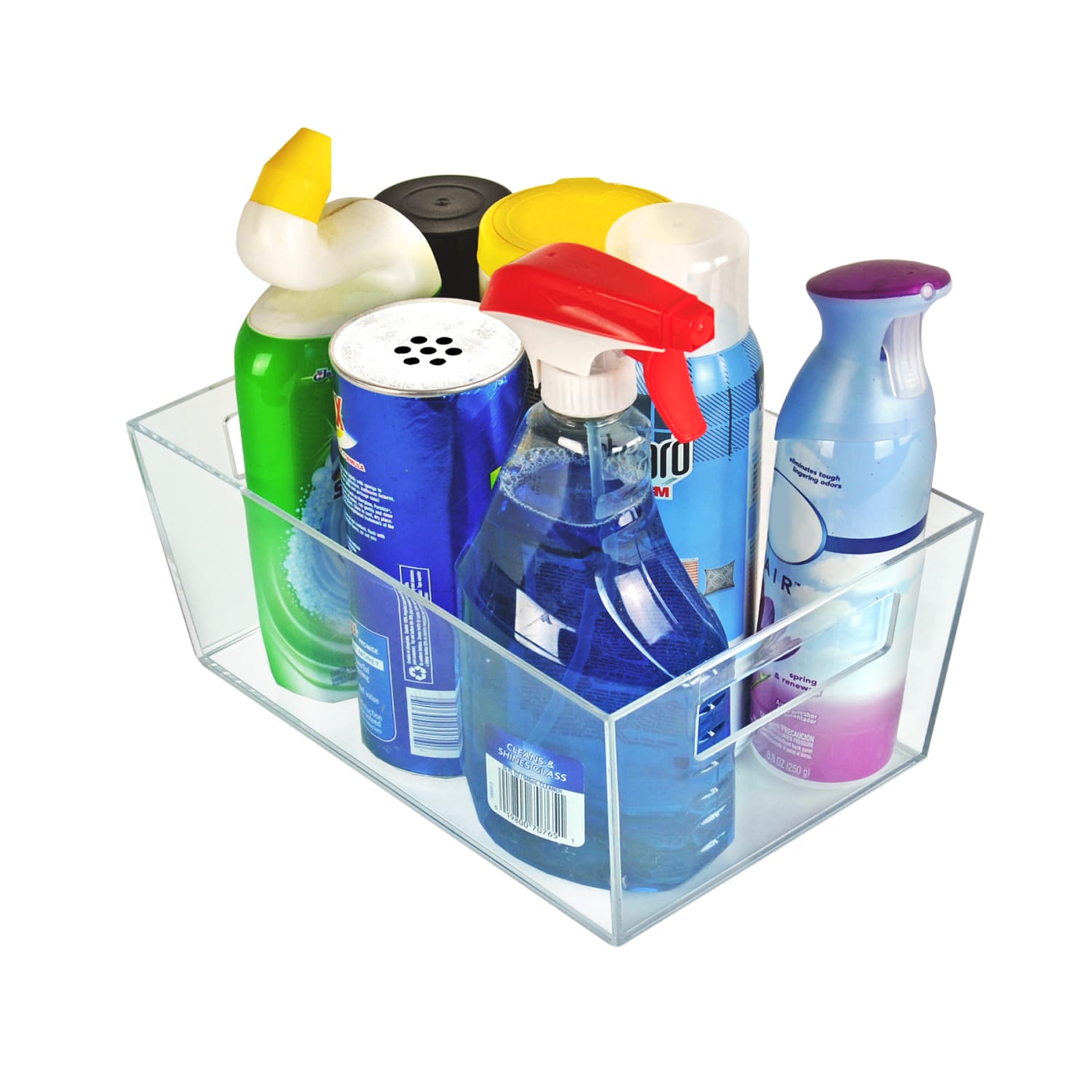 Azar Displays Tote Bins With Handles, Large, Clear, Pack Of 4 Bins - Image 6