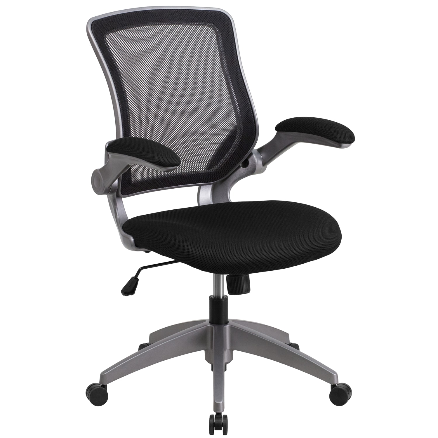Flash Furniture Ergonomic Mesh Mid-Back Task Chair, Black - Image 3