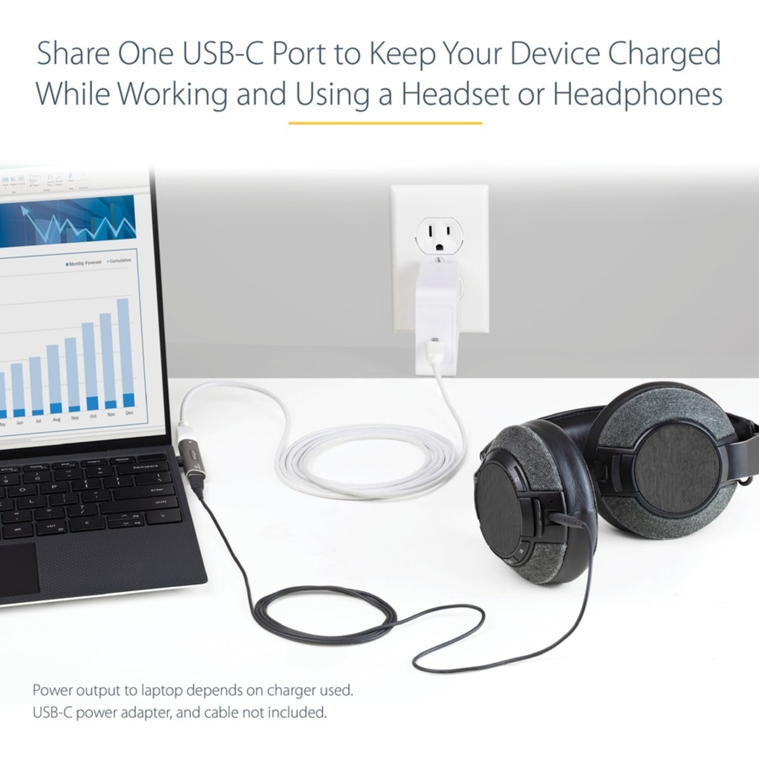 StarTech.com USB C Audio And Charge Adapter - Image 5
