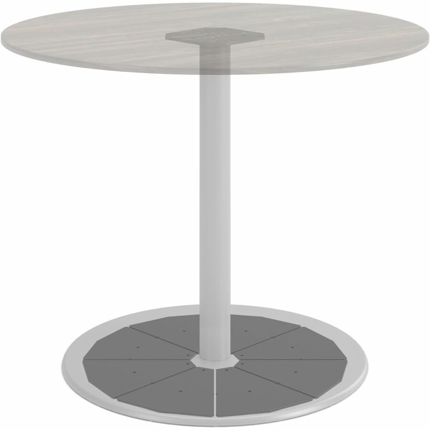 HON Between Table Disc Base Counterweight Kit, 9-1/4inH x 42inW x 42inD, Black - Image 4