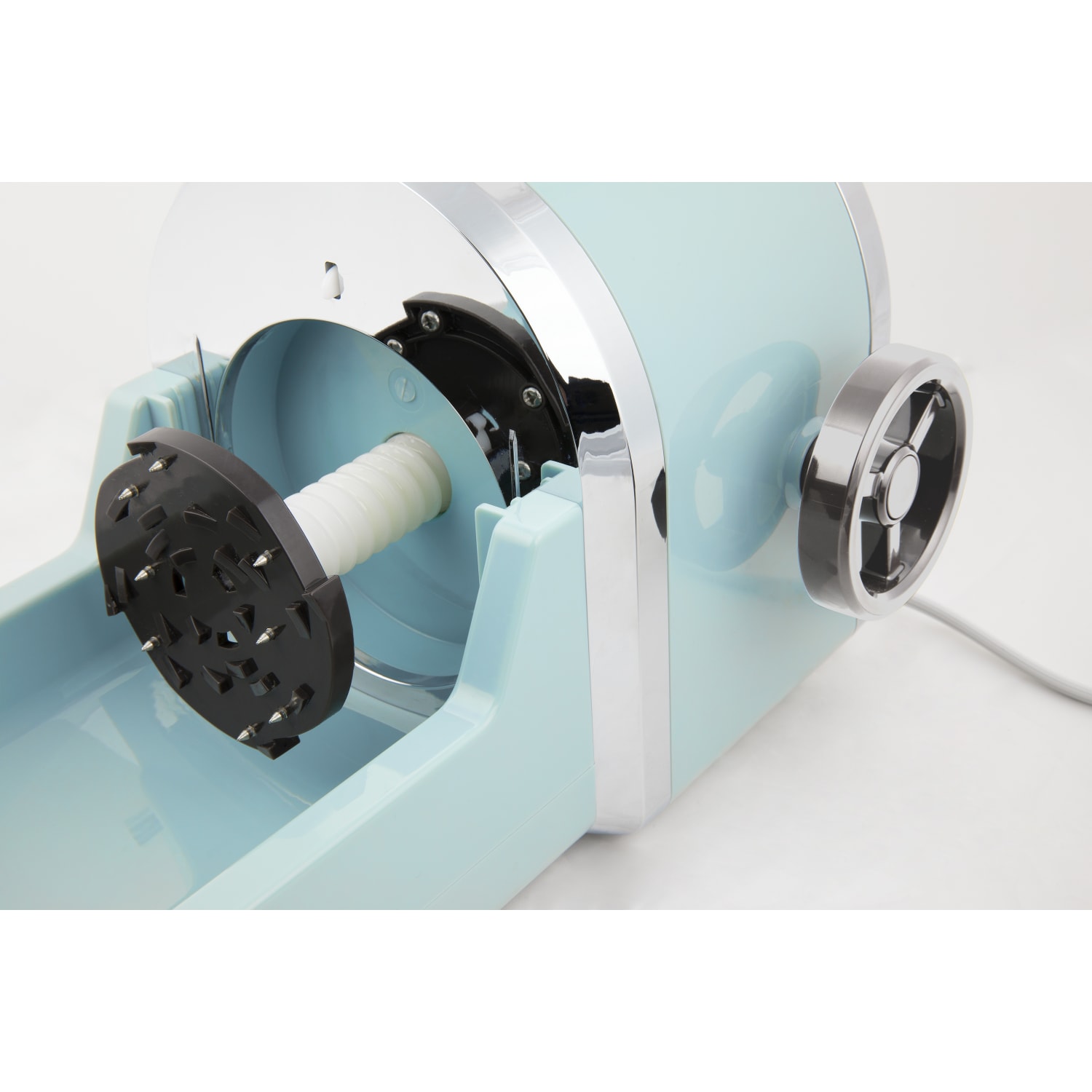 Nostalgia CLFRZFRTSHVR2AQ Classic Retro Ice & Frozen Ice Shaver, 16-15/16in x 9-3/8in, Aqua - Image 6
