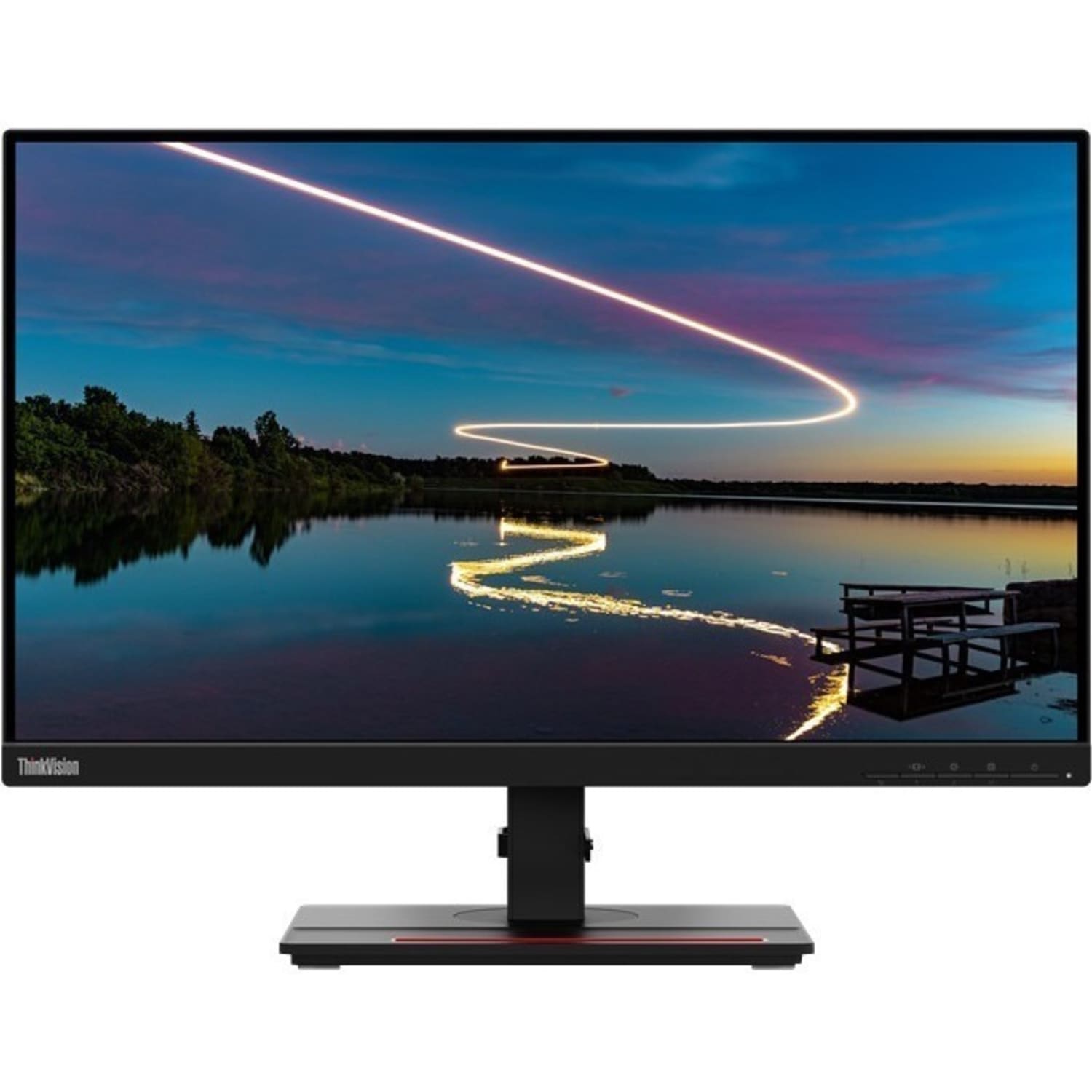 Lenovo ThinkVision T24m-20 24in Class Full HD LED Monitor - 16:9 - Raven Black - 23.8in Viewable - In-plane Switching (IPS) Technology - 62CDGAR6US - Image 3