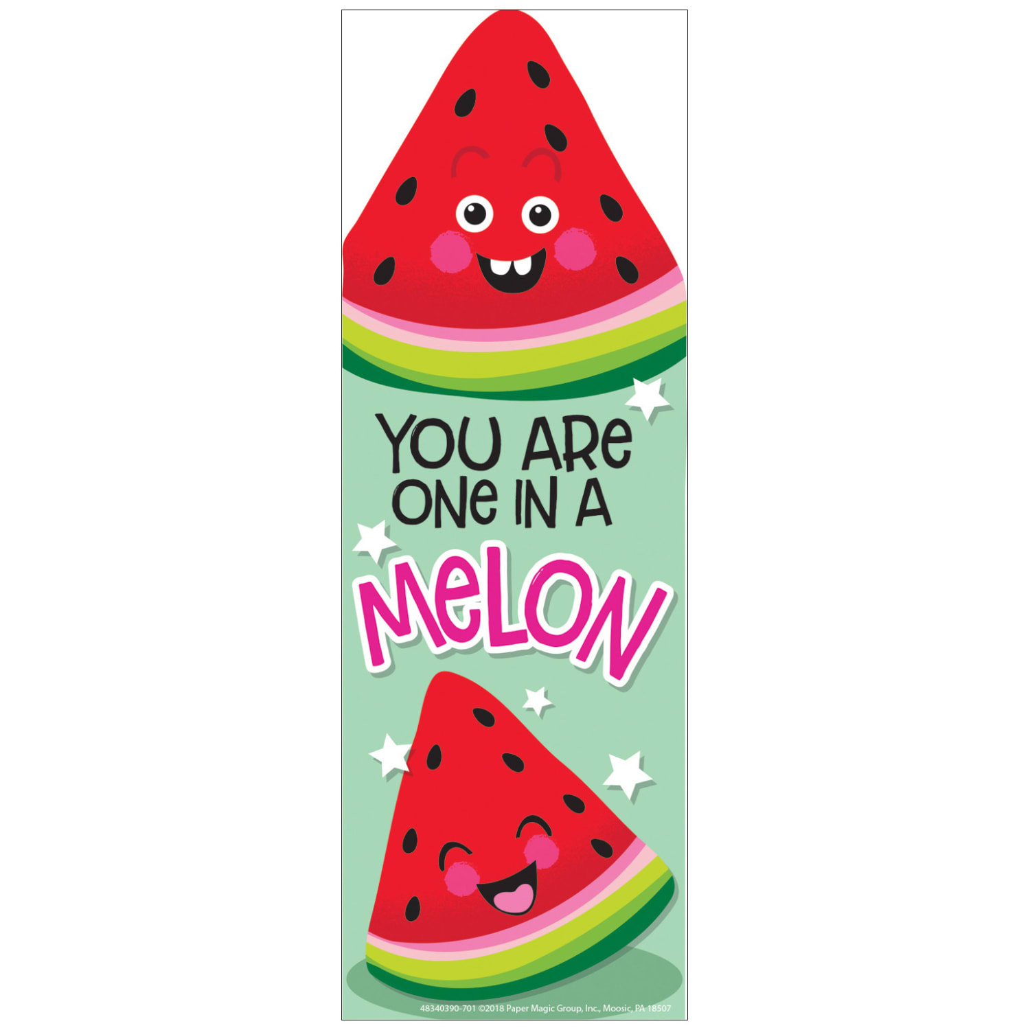 Eureka Bookmarks, 2in x 6in, Watermelon Scented, 24 Per Pack, Set Of 3 Packs - Image 3