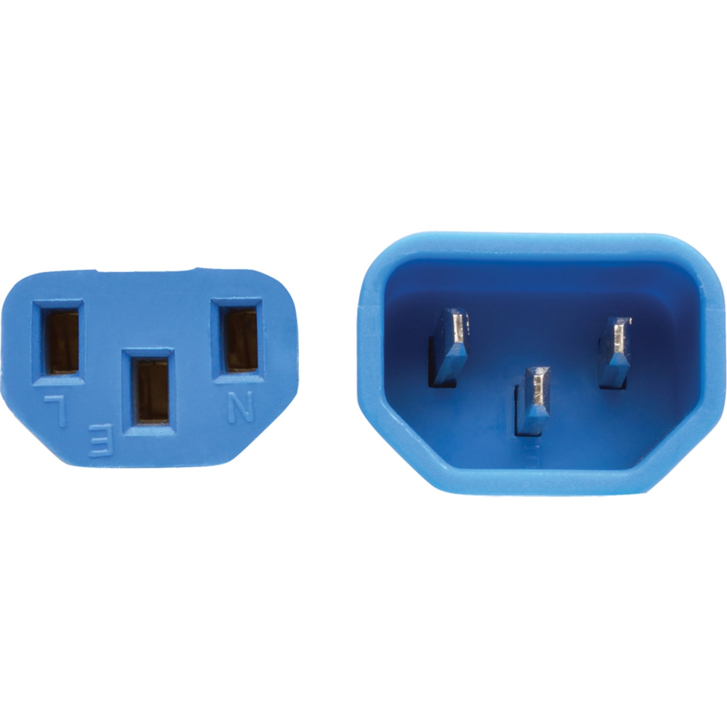 Eaton Tripp Lite Series PDU Power Cord, C13 to C14 - 10A, 250V, 18 AWG, 6 ft. (1.83 m), Blue - Power extension cable - P004006ABL - Image 4