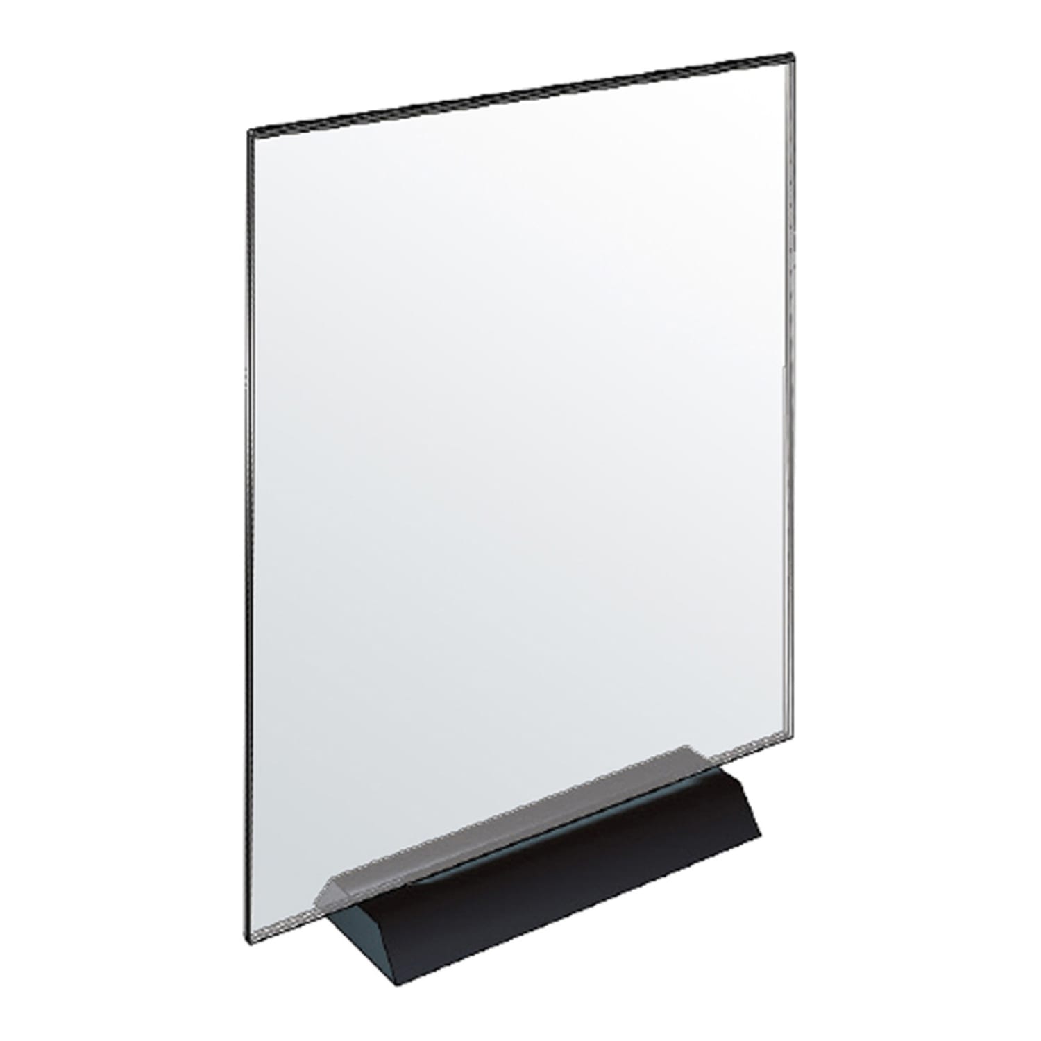 Azar Displays Acrylic Frame Sign Holders, 11inH x 8-1/2inW x 3-1/8inD, Clear, Pack Of 2 Holders