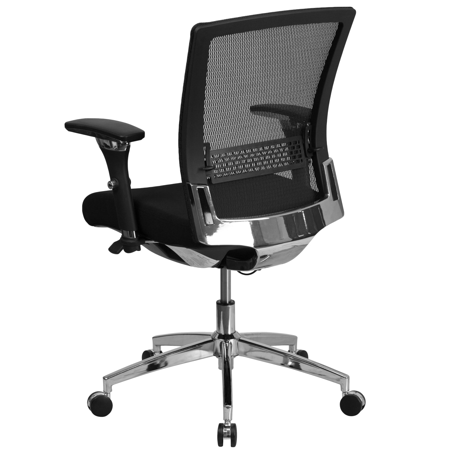 Flash Furniture HERCULES Series 24/7 Intensive-Use Ergonomic Mid-Back Executive Multifunction Office Chair, Black Fabric/Mesh/Gray -GOWY858 - Image 5