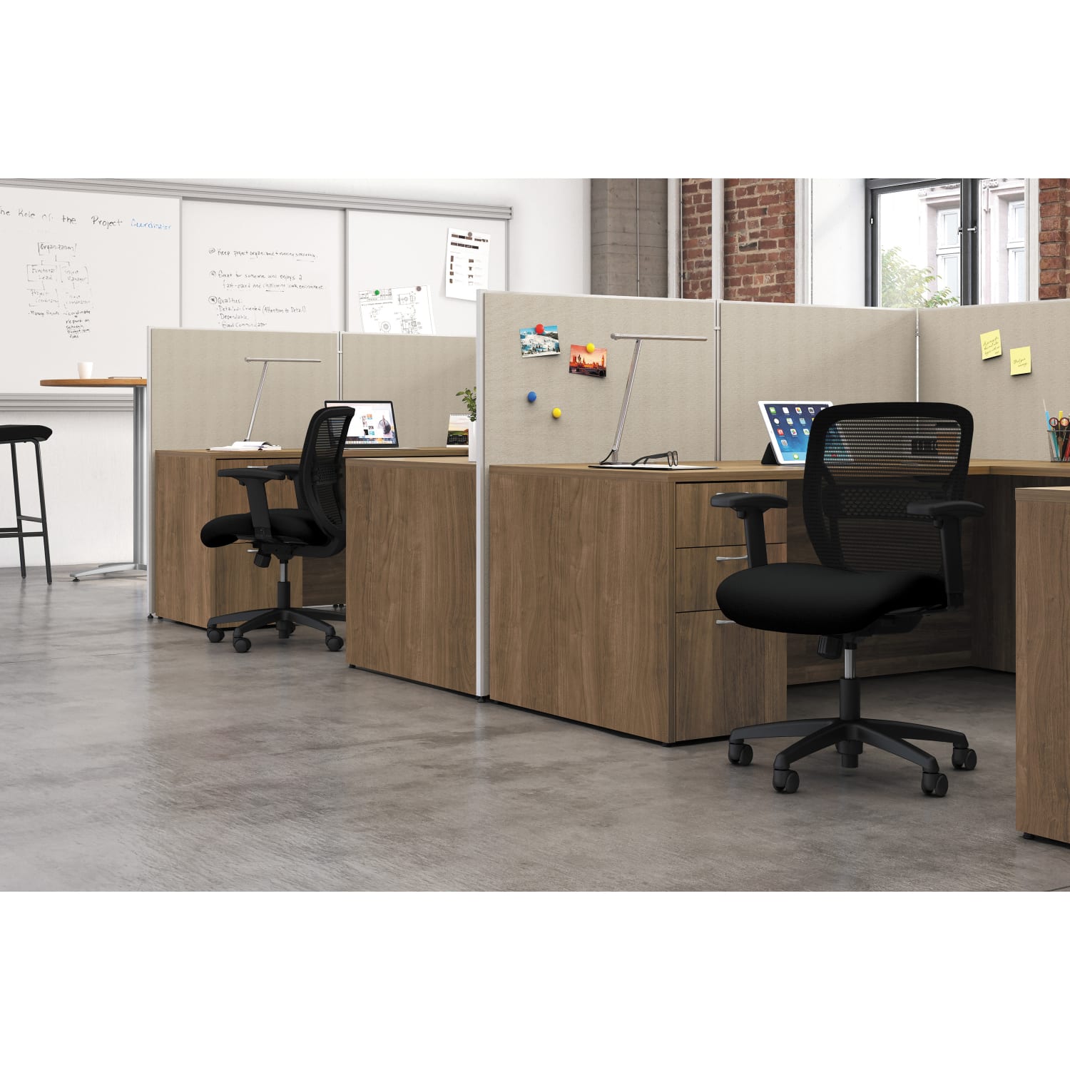 HON Basyx Verse Panel System, 60inH x 73inW, Gray - Image 3