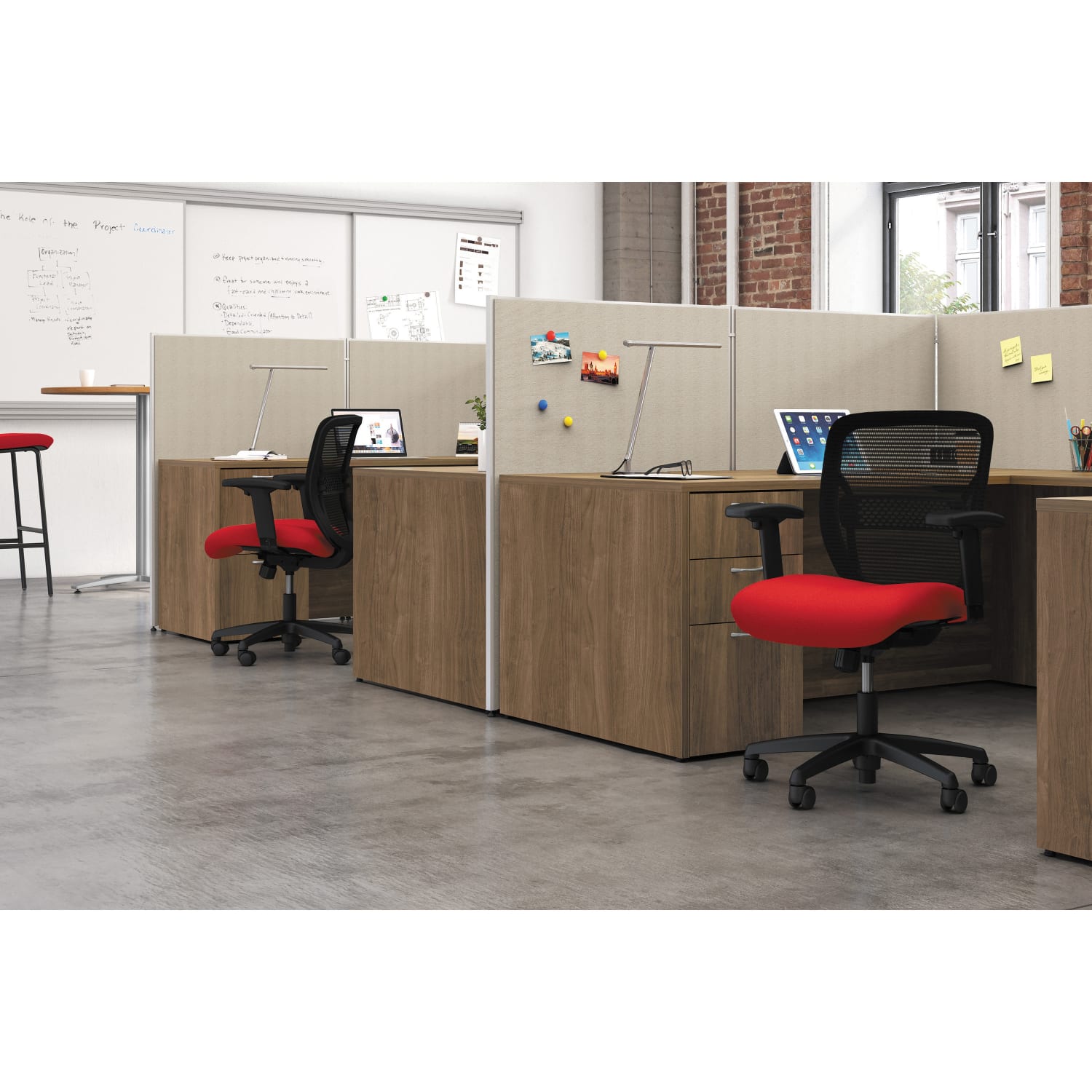 HON Basyx Verse Panel System, 60inH x 73inW, Gray - Image 5