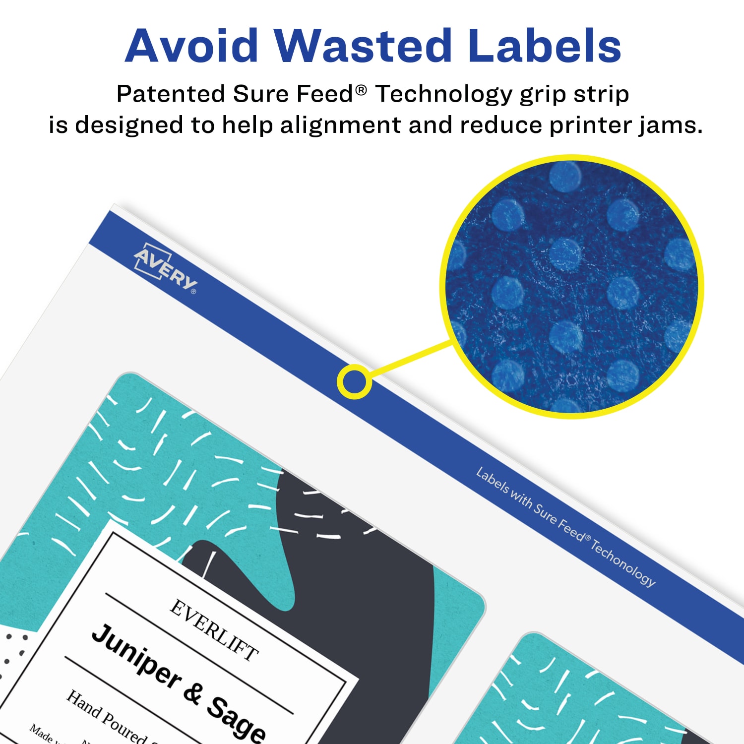 Avery Glossy Permanent Labels With Sure Feed, 94252-CGF100, Rectangle, 4in x 3in, Clear, Pack Of 400 - Image 5