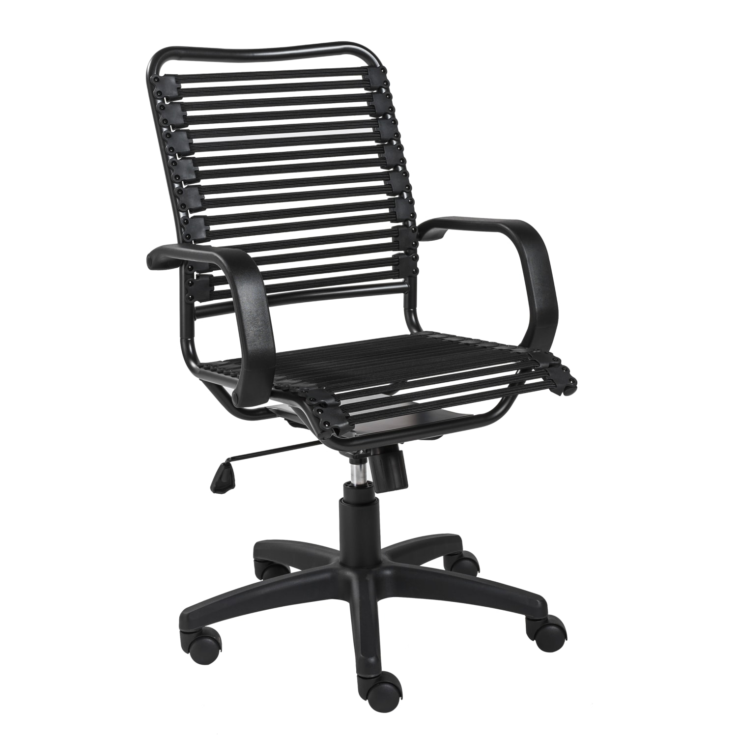 Eurostyle Allison Bungie High-Back Commercial Office Chair, Black/Graphite