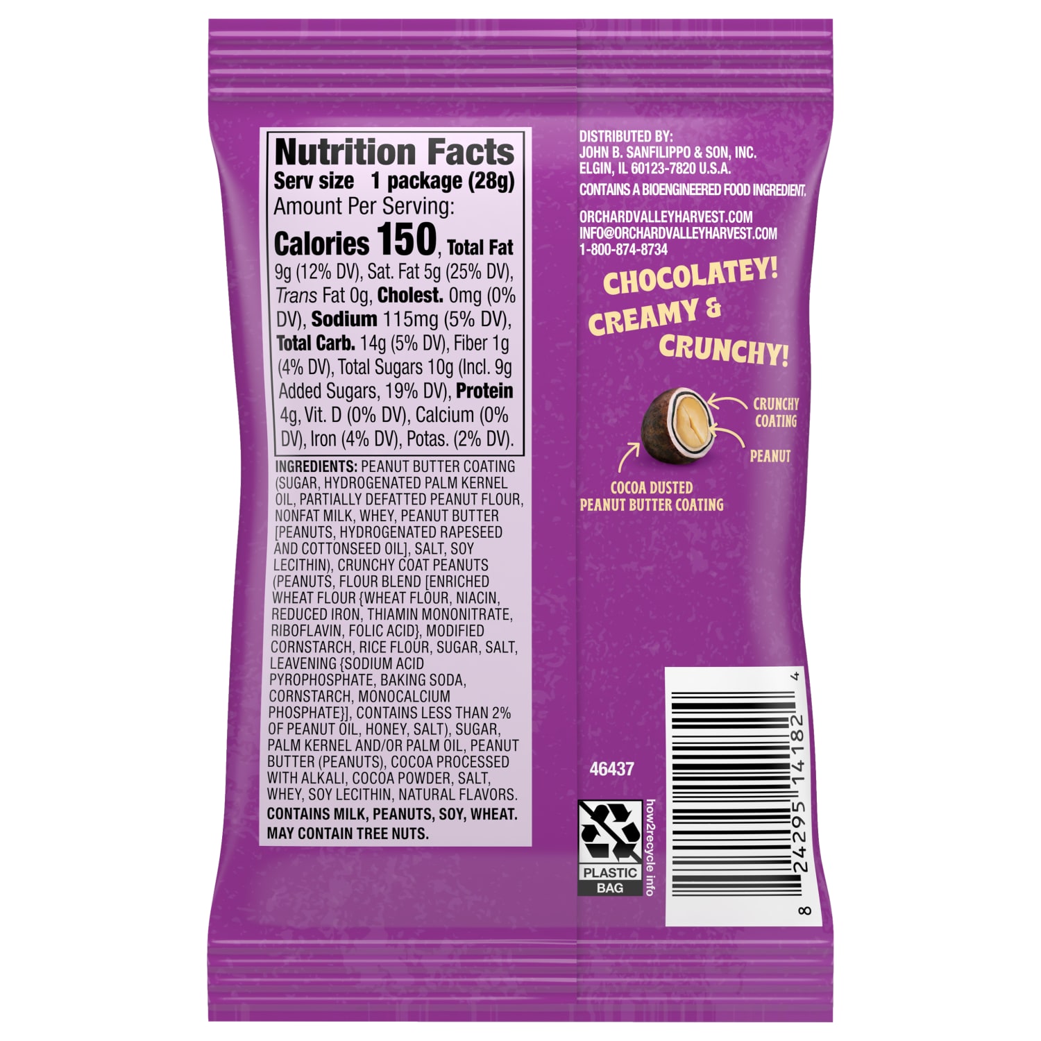 Orchard Valley Harvest Nut Butter Cocoa-Dusted Nuts, 1 Oz, Total Qty 16 - Image 5