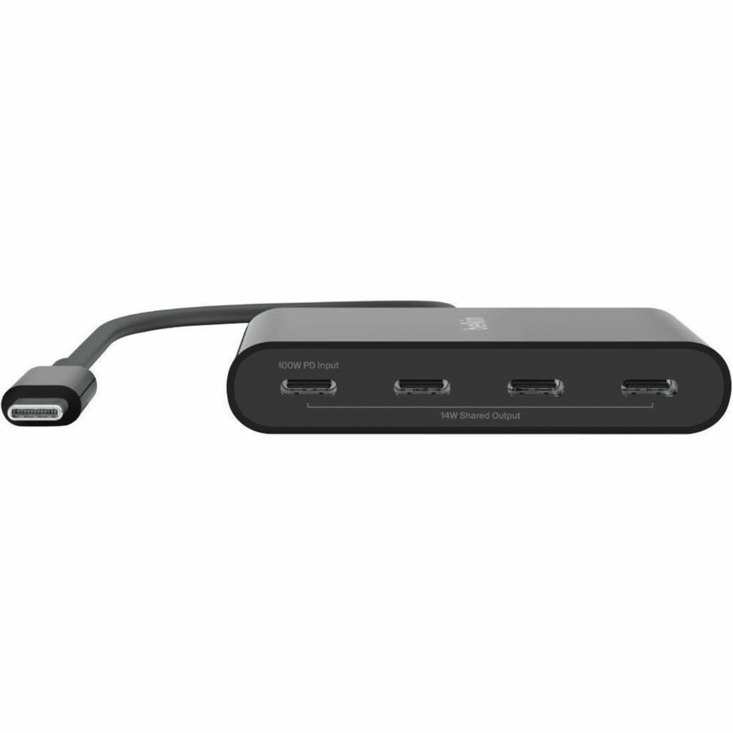 Belkin Connect USB-C 4-Port Hub, Adapter Dongle, 4xUSB-C Ports & 100W PD Max 10Gbps Data Transfer Mac/Chromebook - AVC018BTBK - Image 3