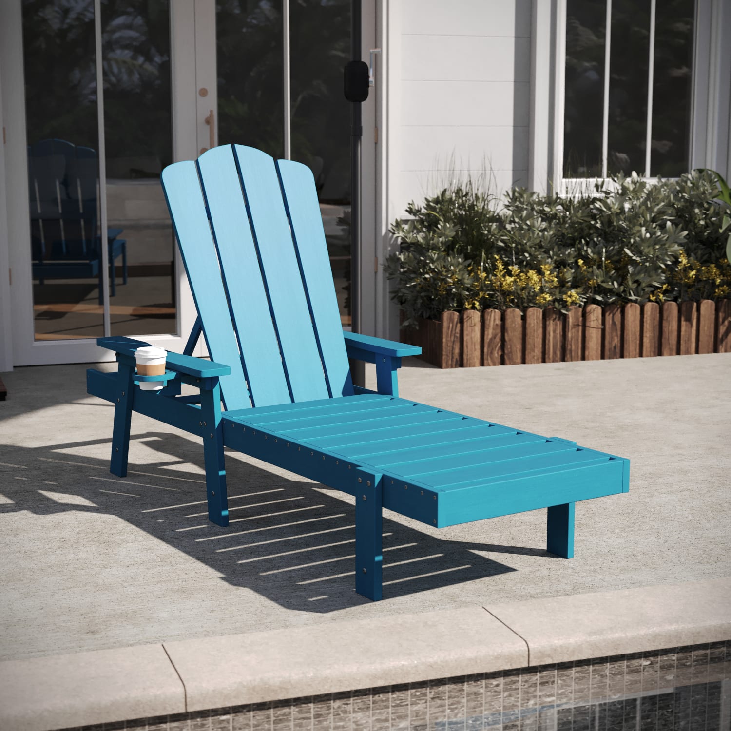 Flash Furniture Sonora Set of 2 Commercial Grade Adjustable Adirondack Lounge Chair AllWeather IndoorOutdoor Recycled HDPE Blue 2LEHMP07001BL PopularChairscom Flash Furniture Sonora Set of 2 Commercial Grade Adjustable Adirondack Lounge Chair All Weather IndoorOutdoor Recycled HDPE Blue 2LEHMP07001BL PopularChairscom