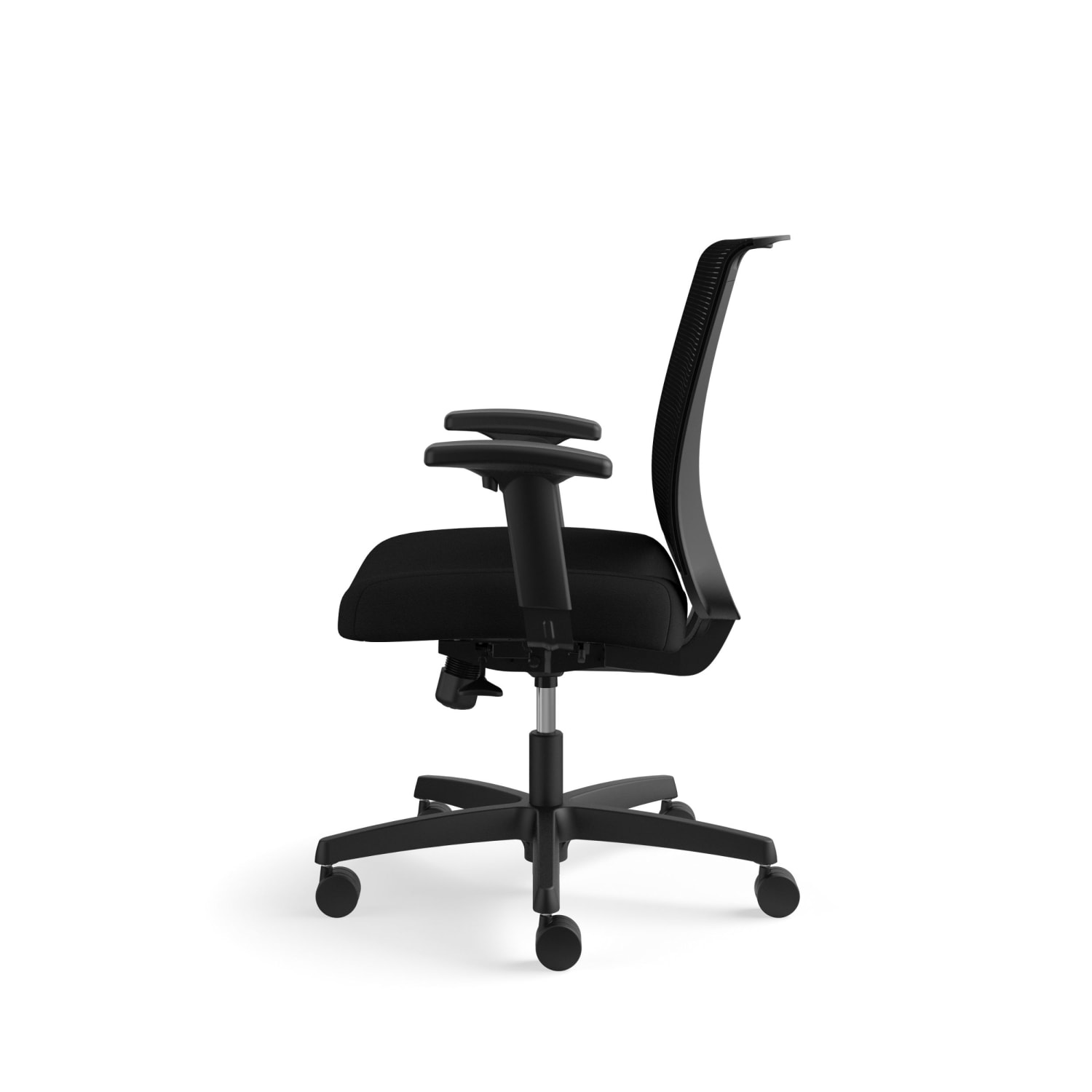 HON Convergence Ergonomic Fabric Mid-Back Task Chair, Black - Image 8