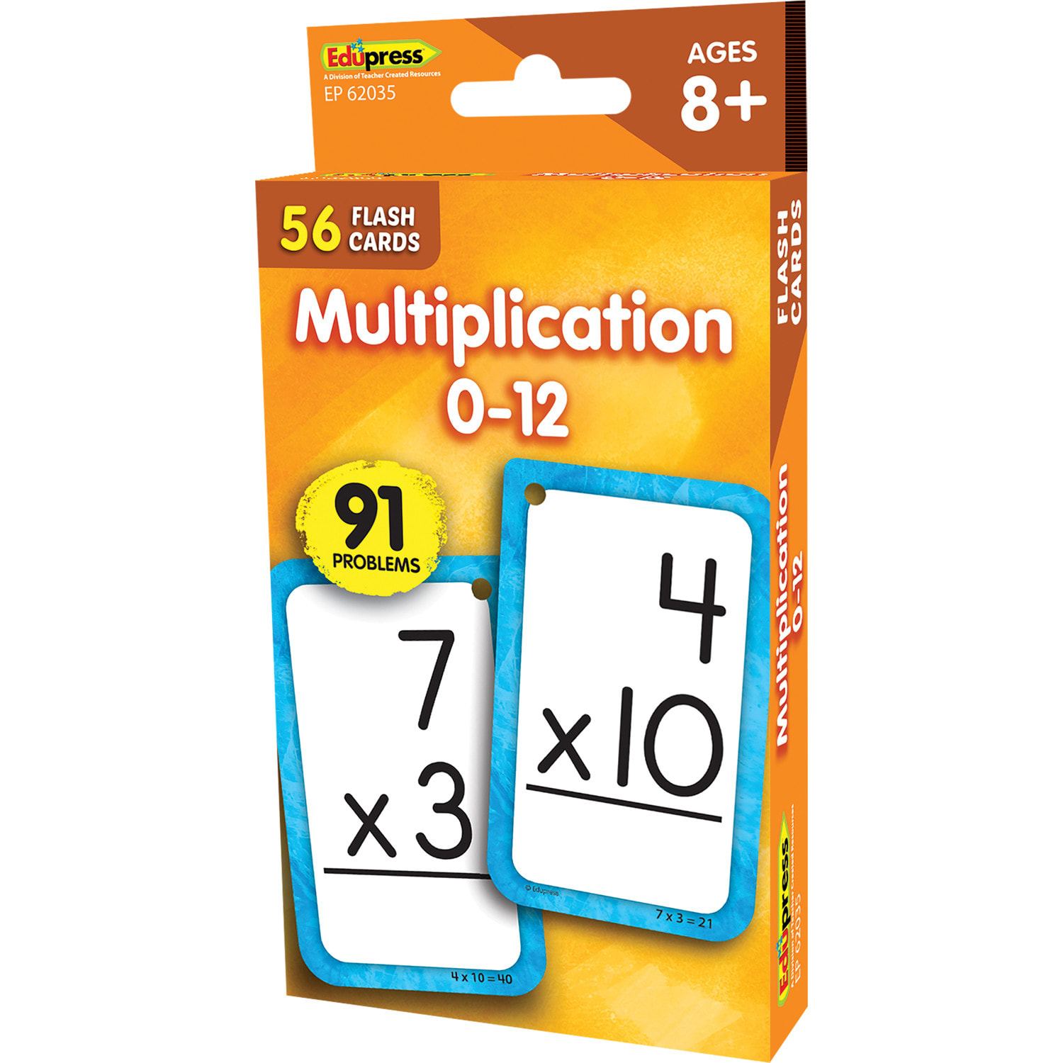 Edupress Multiplication 0-12 Flash Cards, 6 Set Of Packs - Image 3