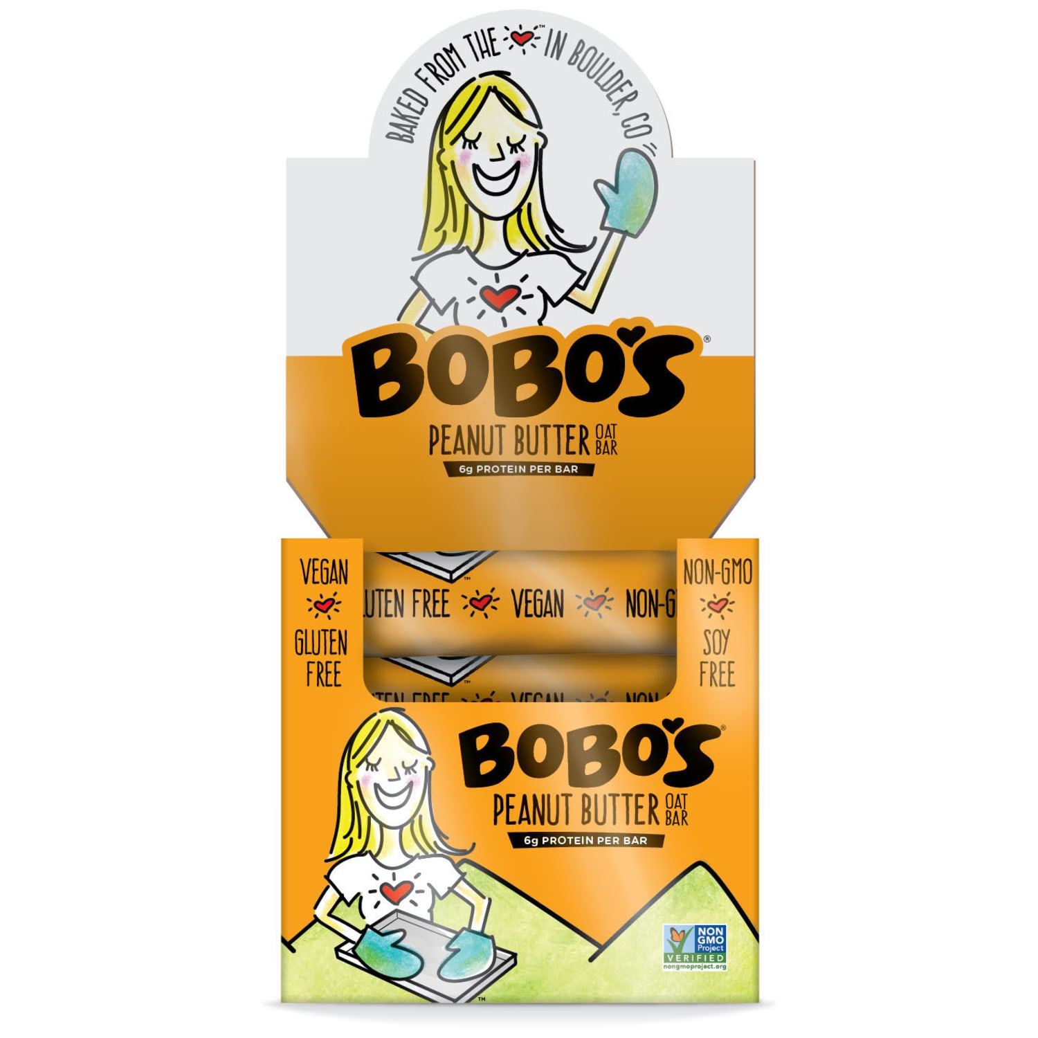 BoBos Oat Bars, Peanut Butter, 3.5 Oz, Box of 12 Bars - Image 3