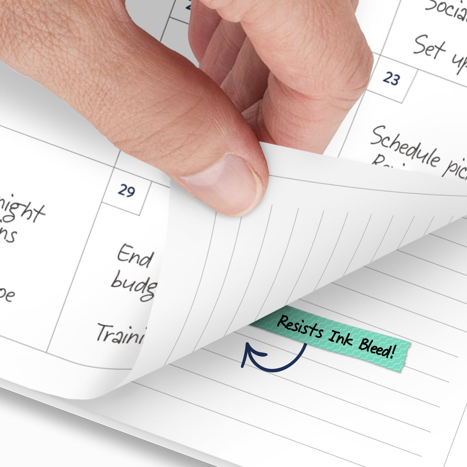 Simplified by Emily Ley for AT-A-GLANCE 2027 Weekly Monthly Planner, Happy Stripe, Large, 8 1/2in x 11in - Image 5