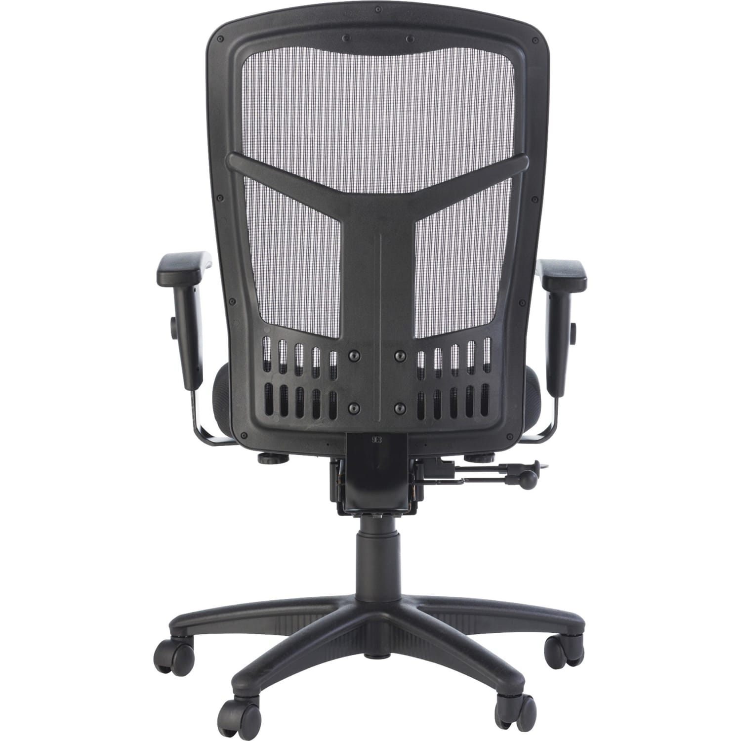 Lorell Ergonomic MeshFabric High Back Chair Synchro Tilt Black PopularChairscom